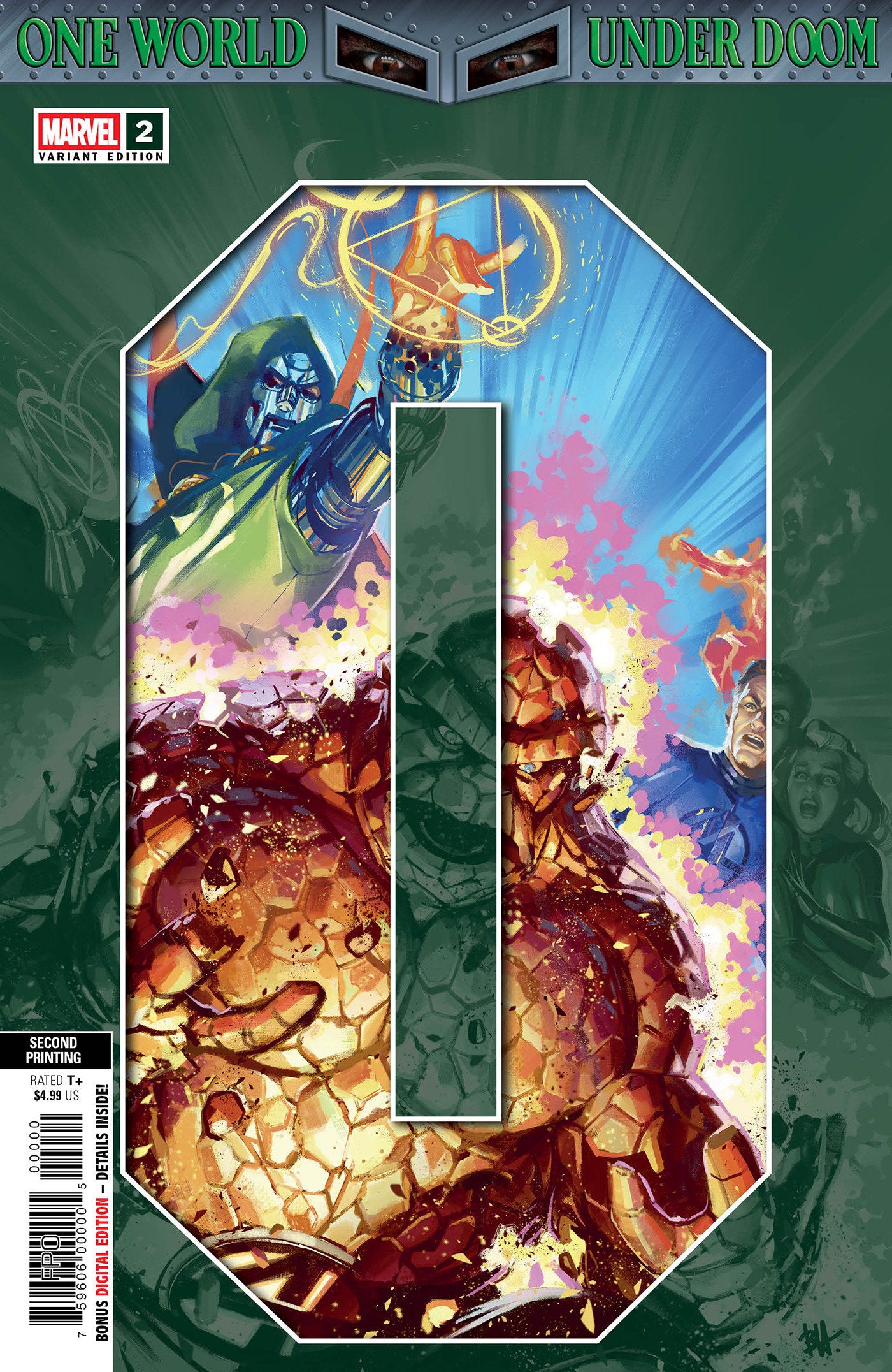 One World Under Doom #2 Ben Harvey 2nd Print Variant | Odin's Place