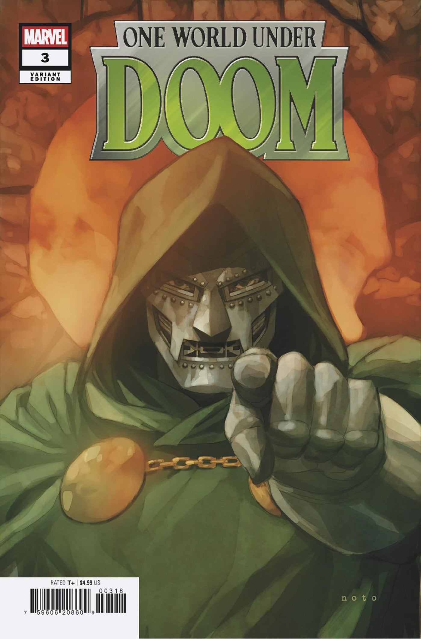 One World Under Doom #3 (Of 9) 25 Copy Variant Edition Phil Noto Variant | Odin's Place