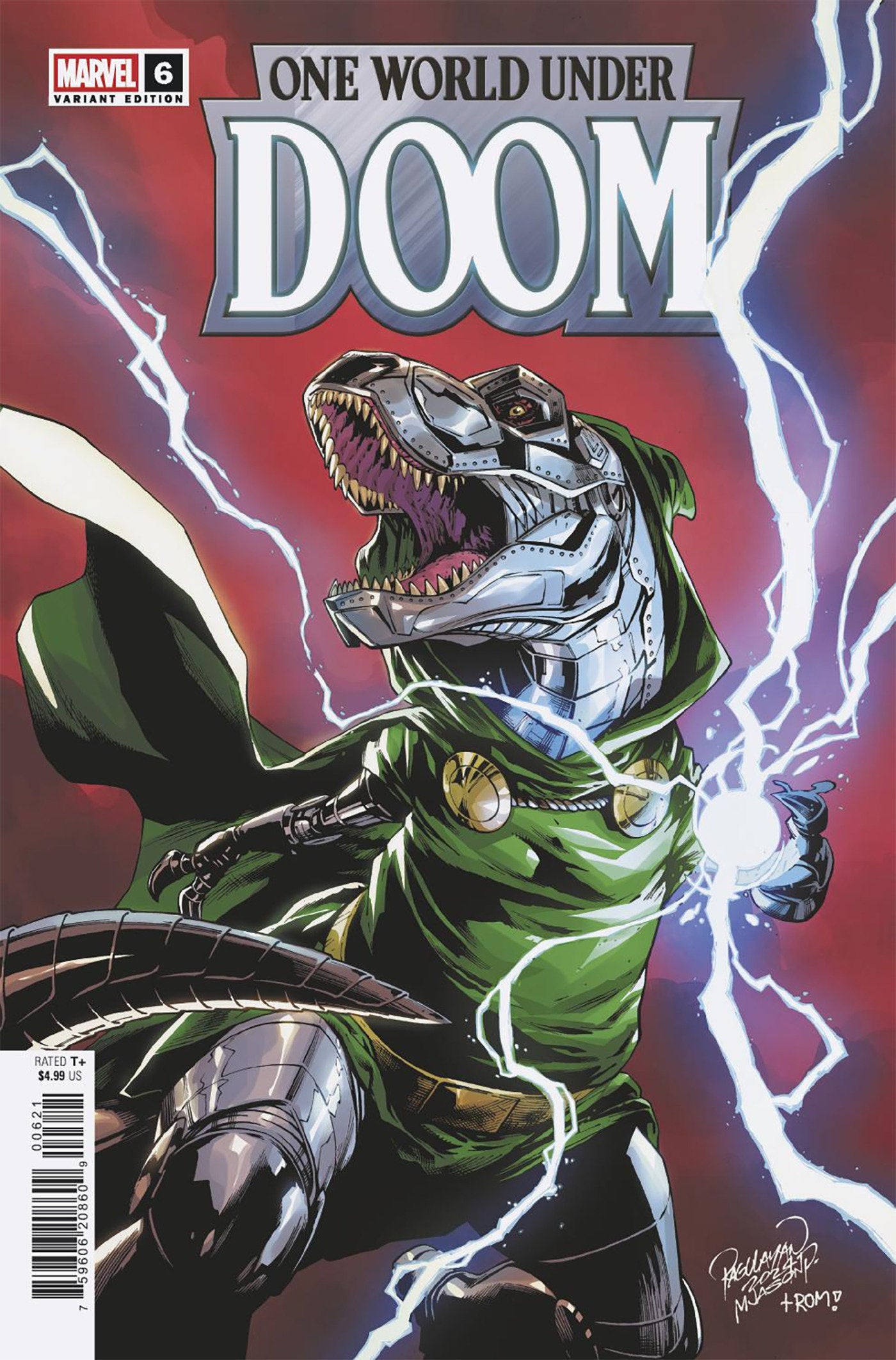 One World Under Doom #6 Carlo Pagulayan Doomasaur Variant | Odin's Place