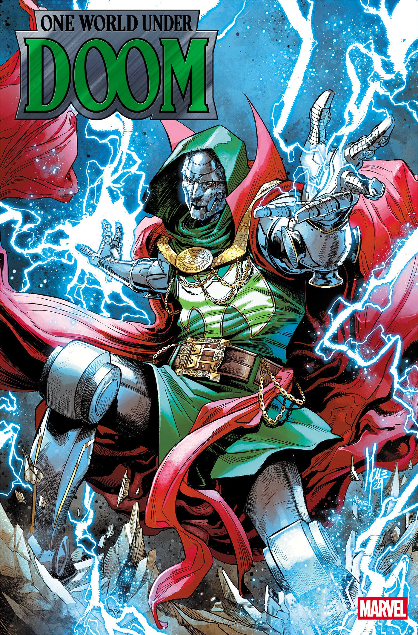 One World Under Doom #6 Marco Checchetto Foil Variant | Odin's Place