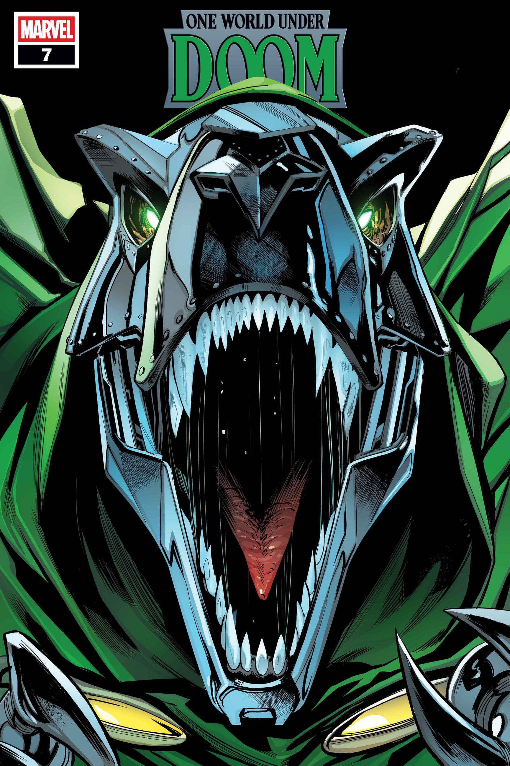 One World Under Doom #7 Geoff Shaw Doomasaur Variant | Odin's Place