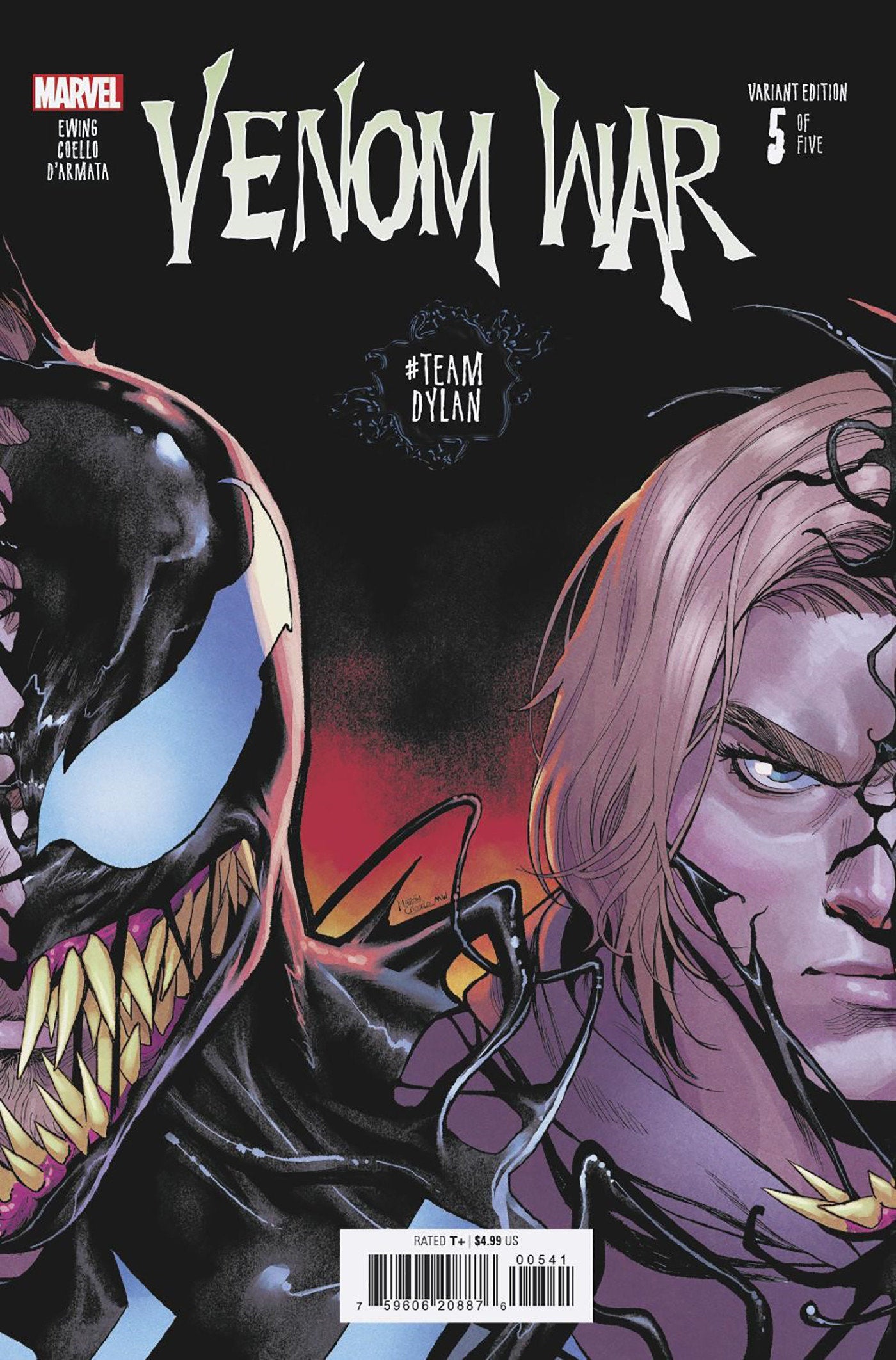 Venom War #5 Martin Coccolo Team Dylan Variant [Vw] | Odin's Place