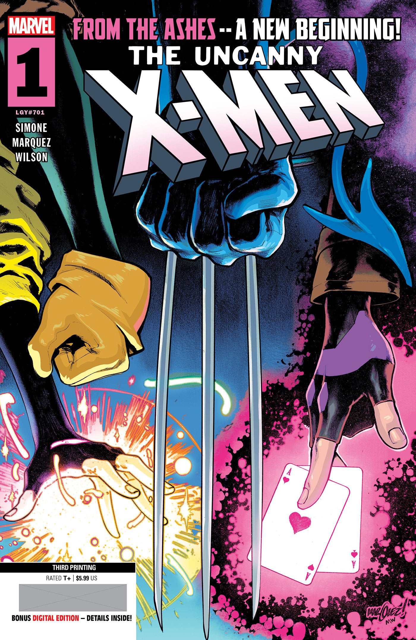 Uncanny X-Men #1 3RD Printing David Marquez Variant | Odin's Place