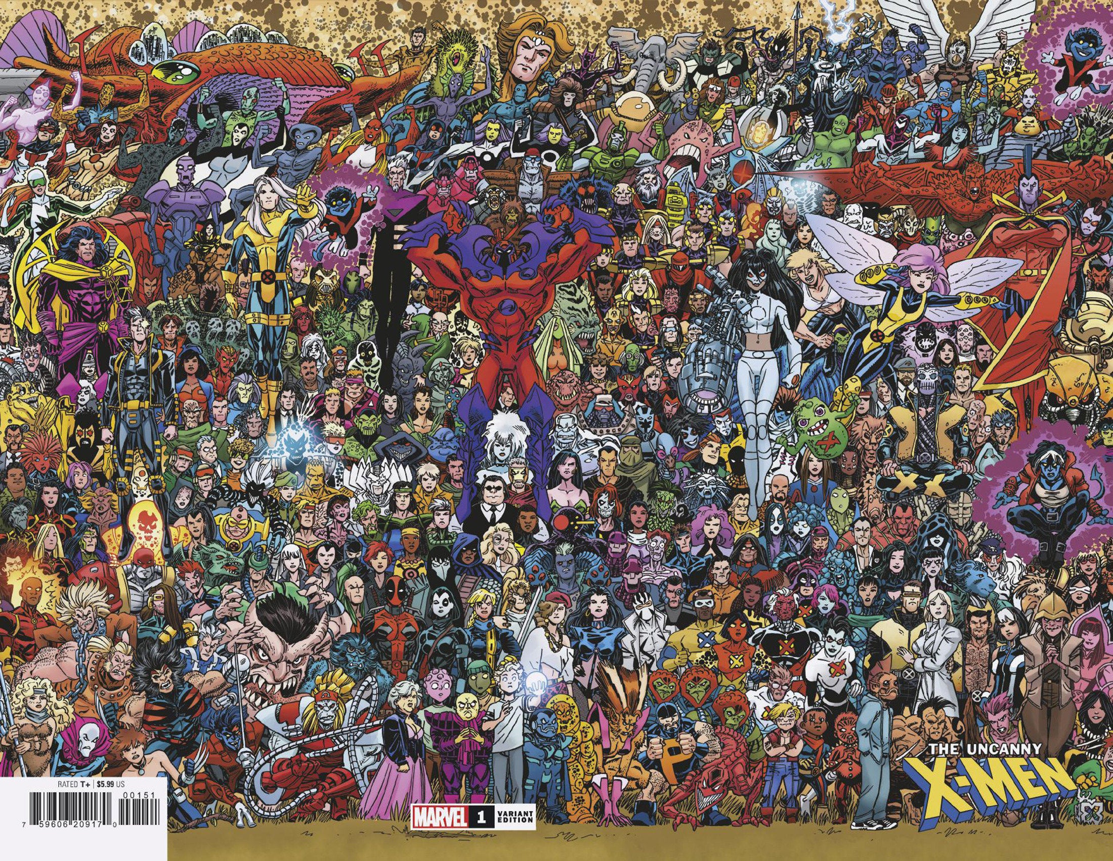 Uncanny X-Men #1 Scott Koblish Wraparound Connecting Variant | Odin's Place
