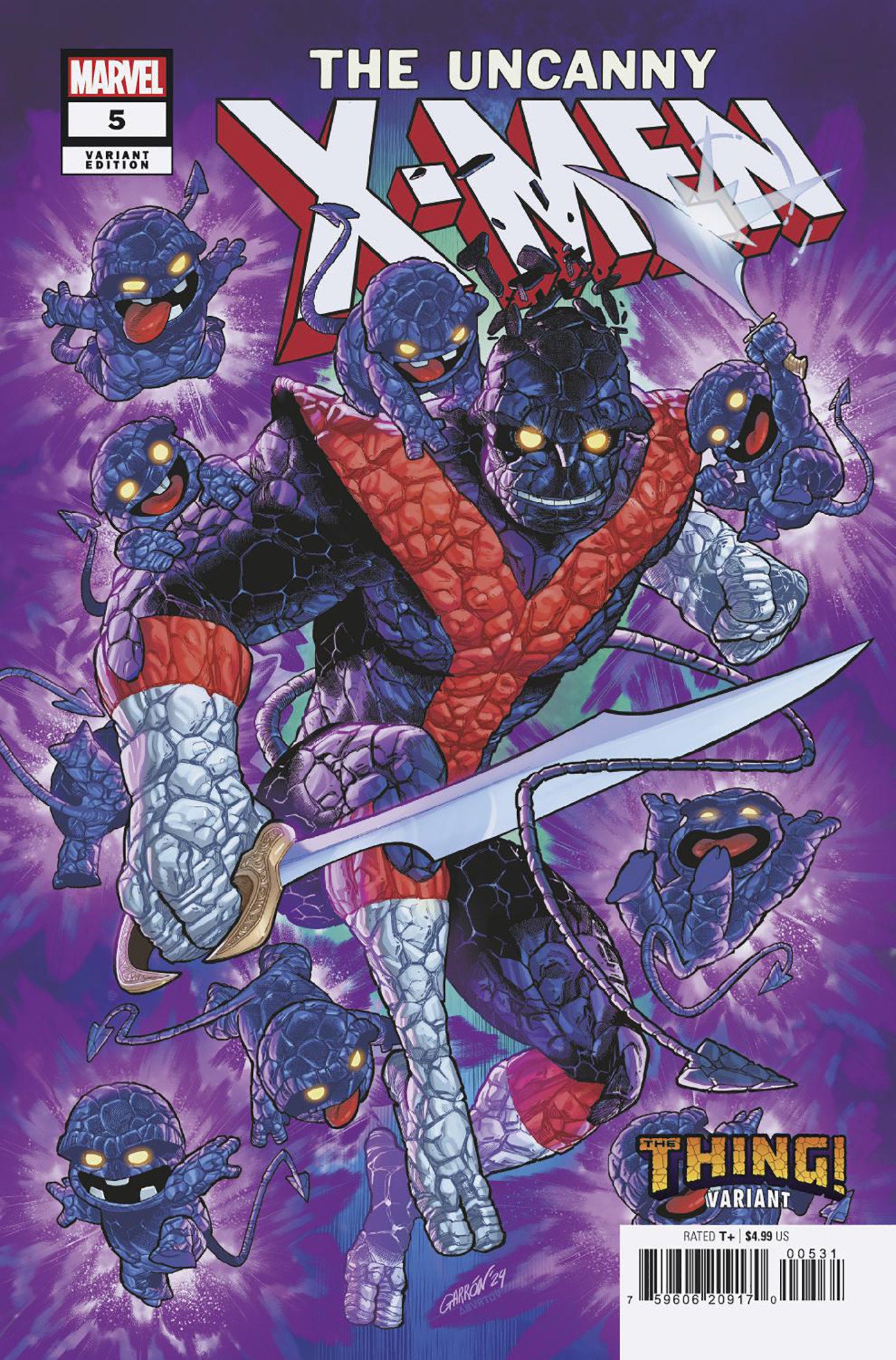 Uncanny X-Men #5 Javier Garron The Thing! Variant | Odin's Place