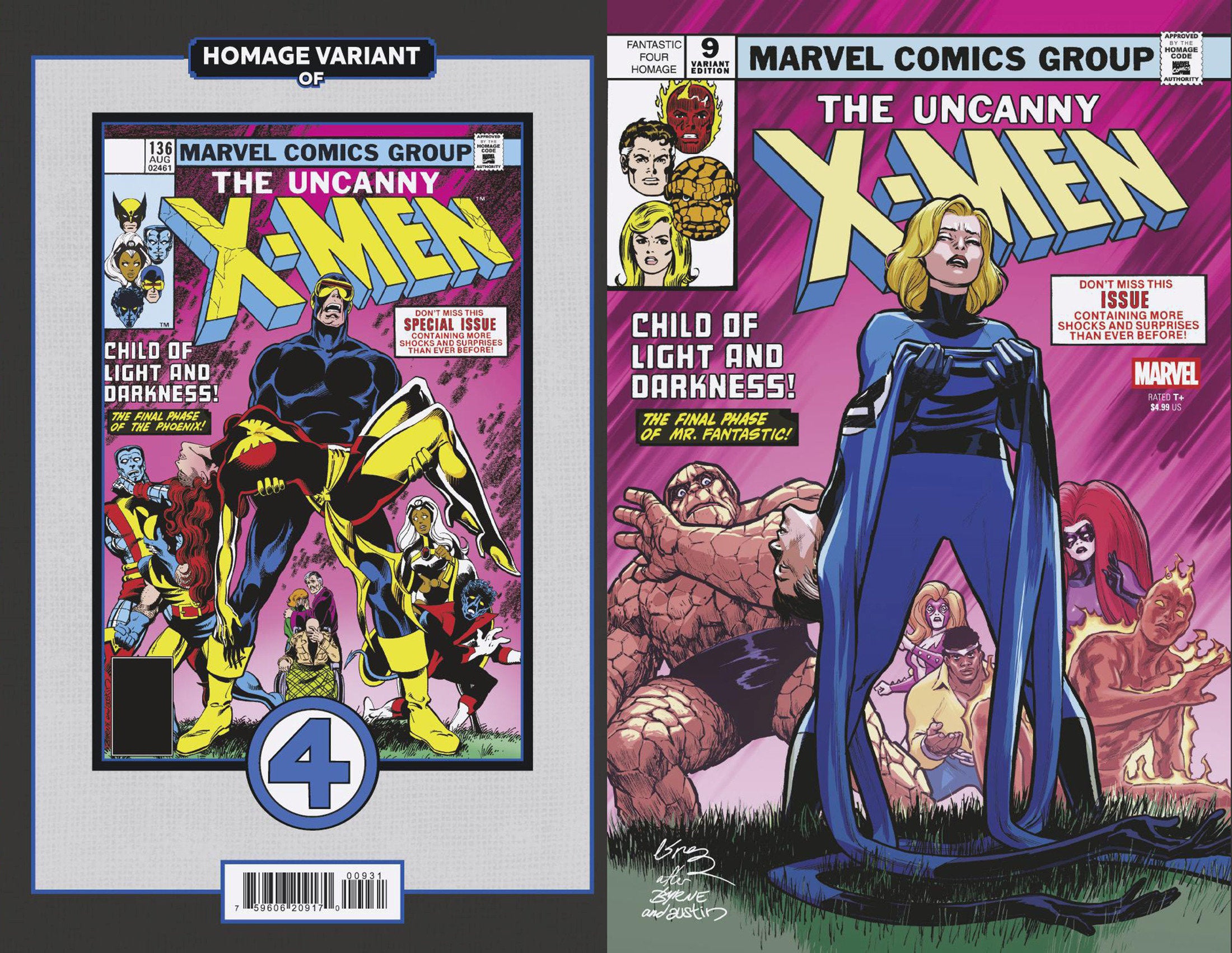 Uncanny X-Men #9 David Lopez Fantastic Four Homage Variant | Odin's Place