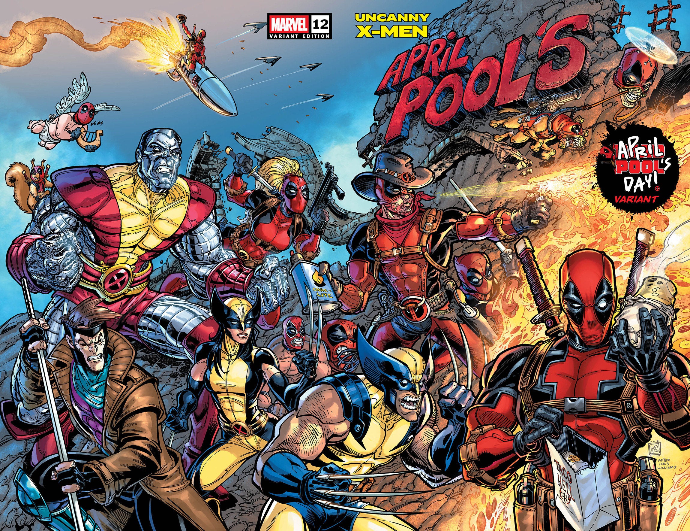 Uncanny X-Men #12 Chad Hardin April Pool'S Day Wraparound Variant | Odin's Place