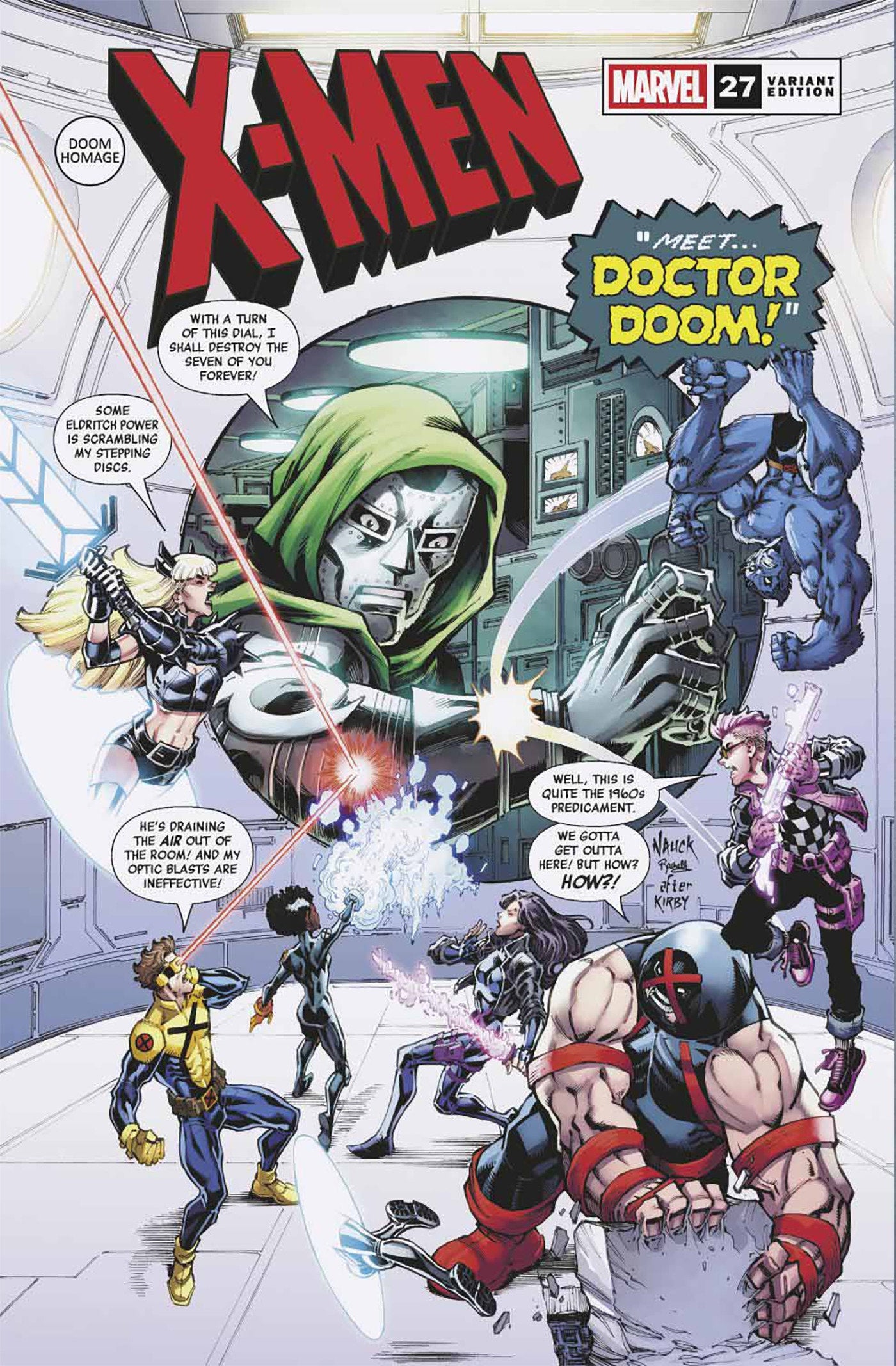 X-Men #27 Todd Nauck Doom Homage Variant | Odin's Place