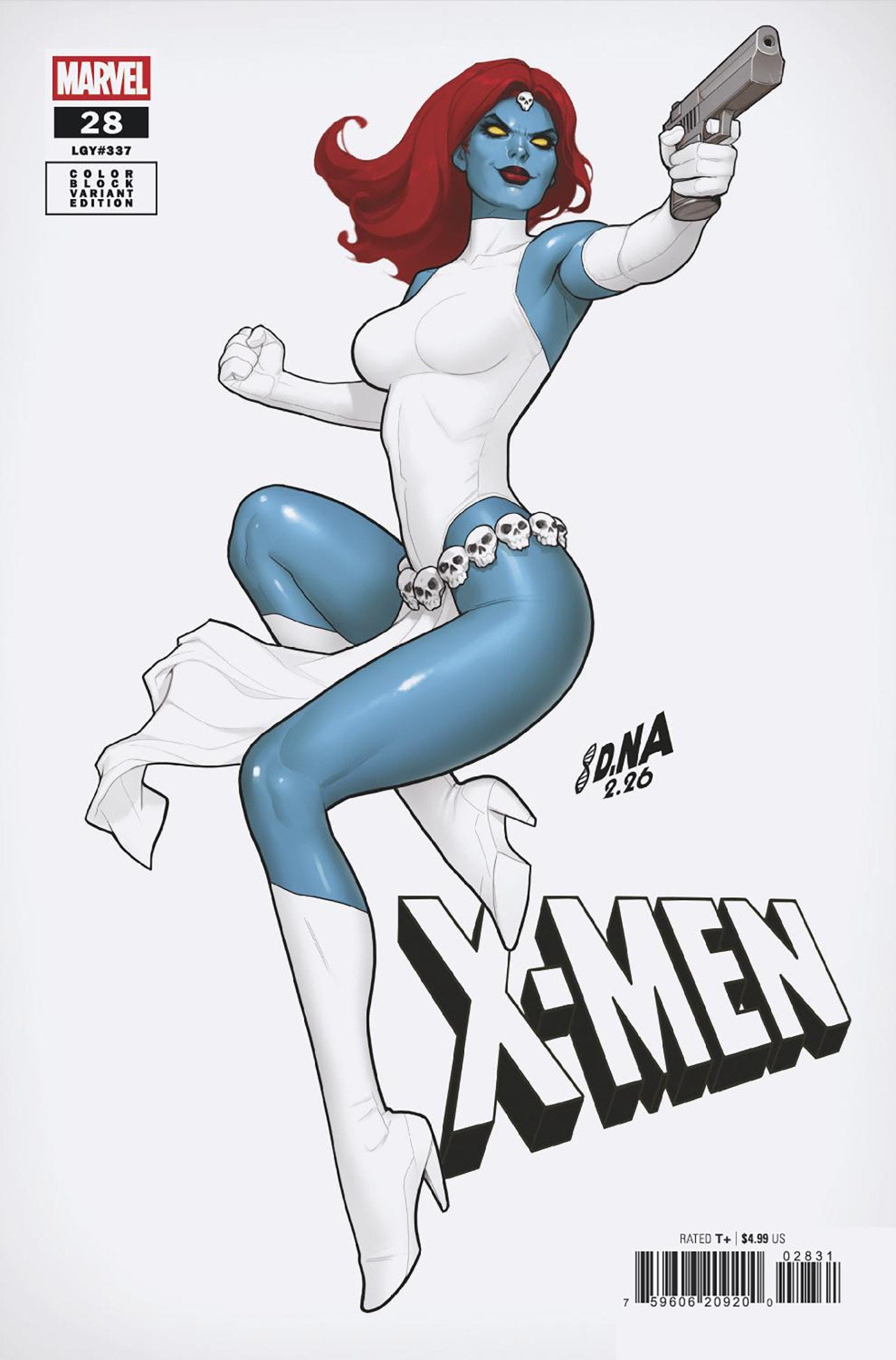 X-Men #28 David Nakayama Color Block White Variant | Odin's Place