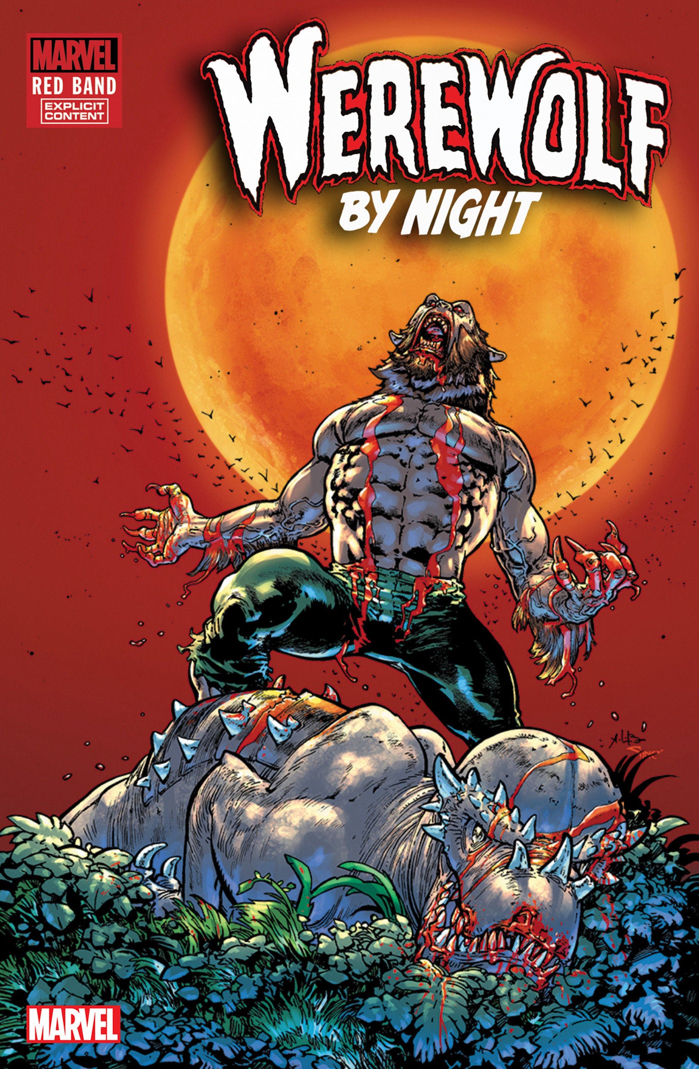 Werewolf By Night: Red Band #4 Andrei Bressan Variant [Polybagged] | Odin's Place