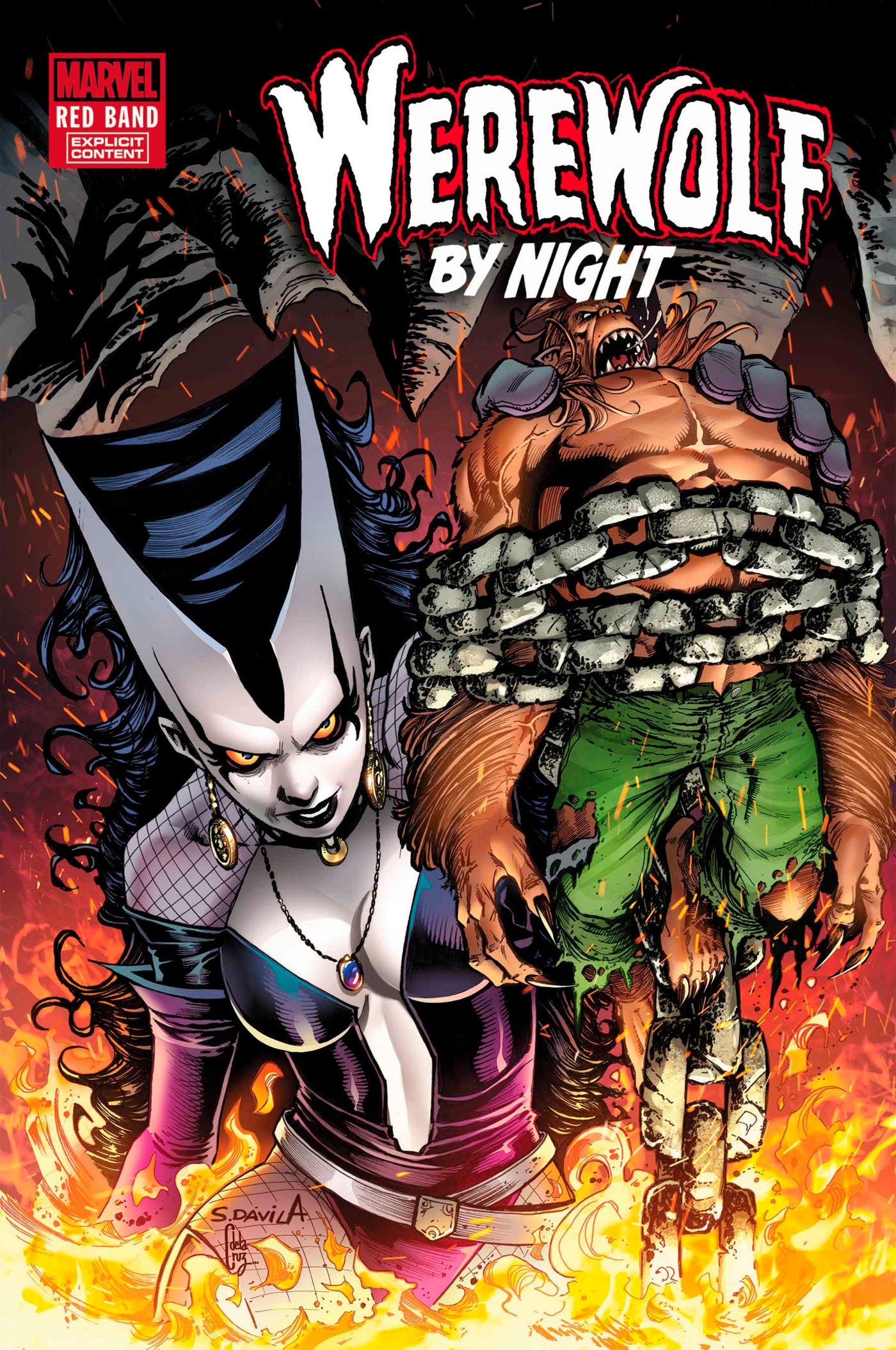 Werewolf By Night: Red Band #6 Sergio Davila Variant [Polybagged] | Odin's Place