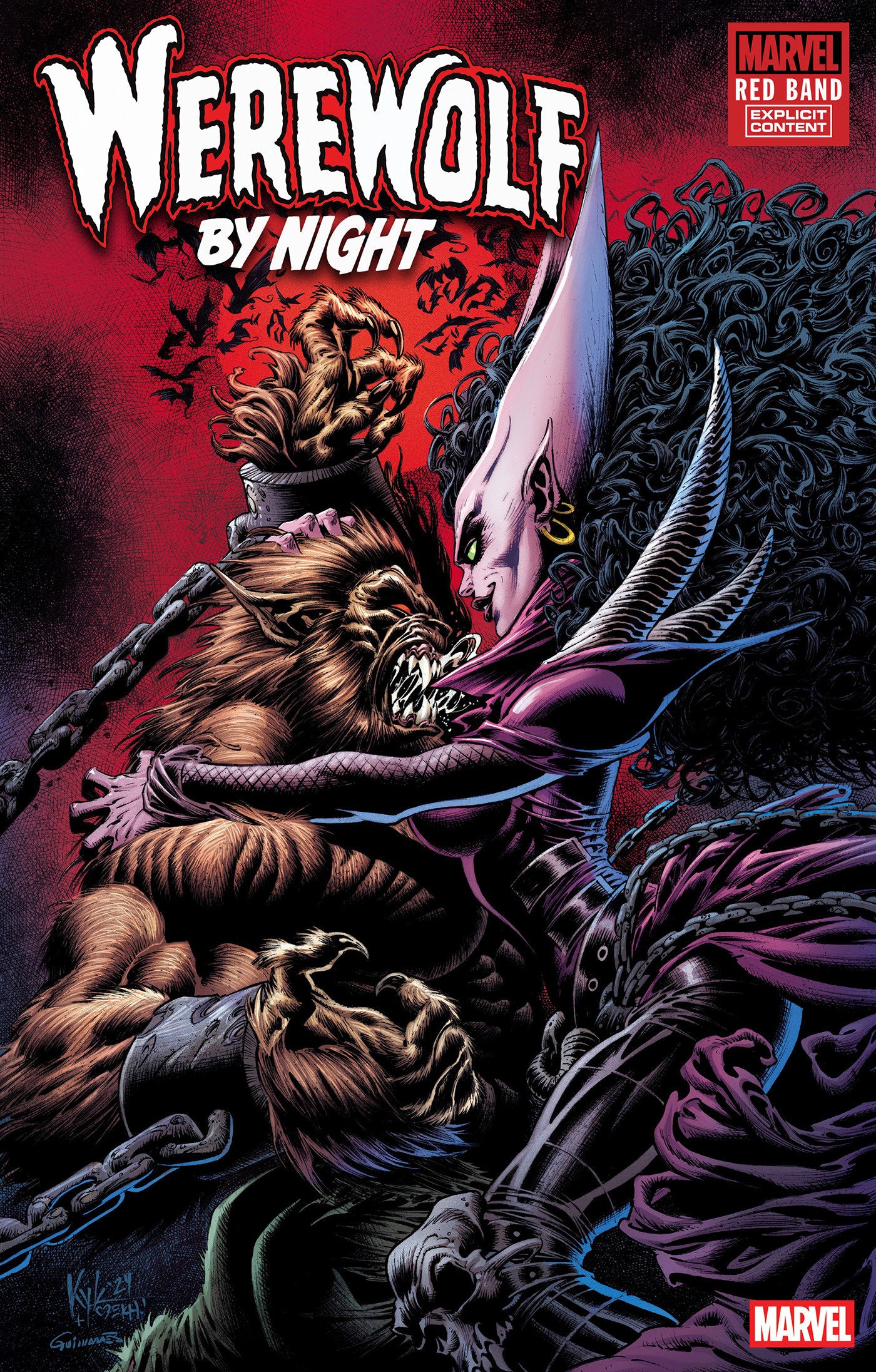 Werewolf By Night: Red Band #7 Kyle Hotz Variant [Polybagged] | Odin's Place