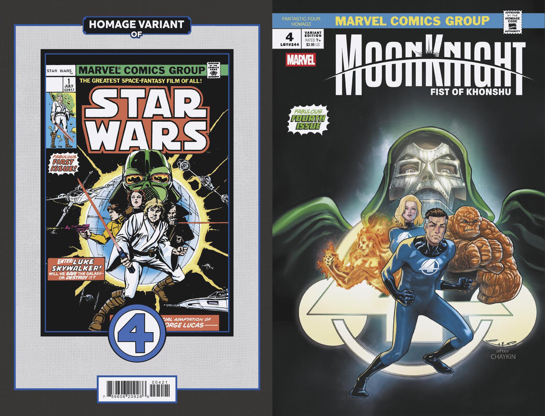 Moon Knight: Fist Of Khonshu #4 Emilio Laiso Fantastic Four Homage Variant | Odin's Place
