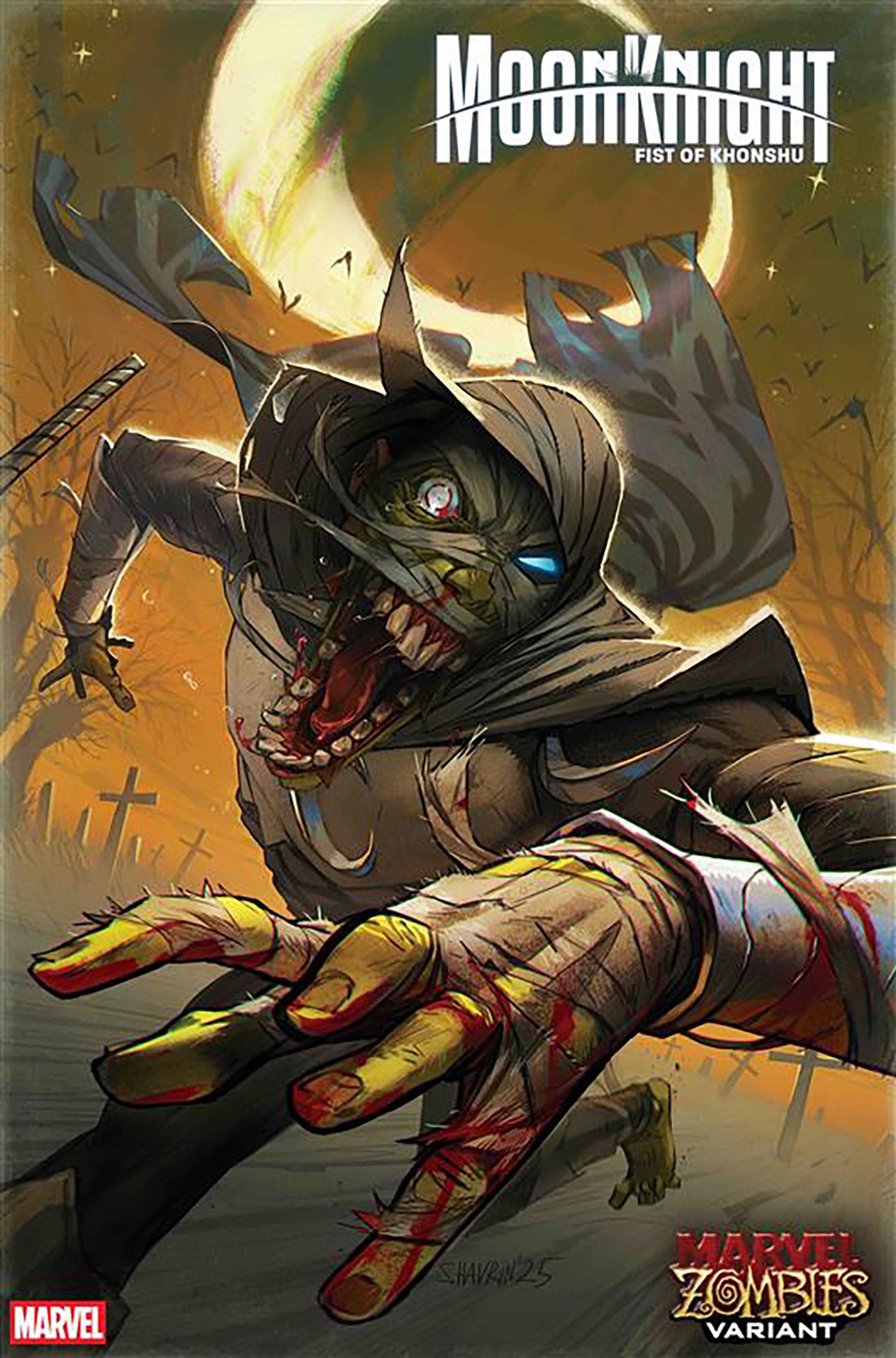 Moon Knight: Fist Of Khonshu #13 Ivan Shavrin Marvel Zombies Variant | Odin's Place