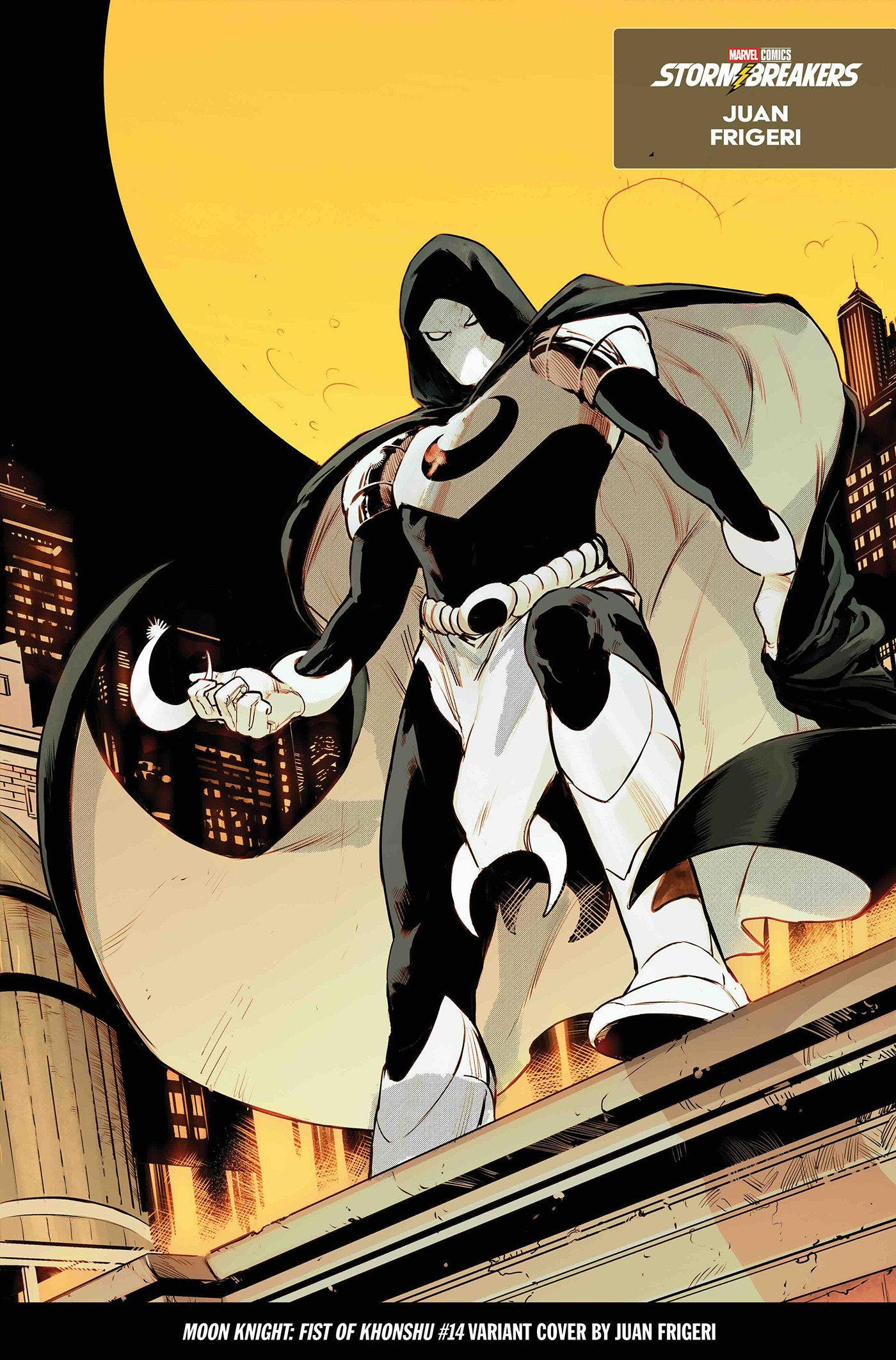 Moon Knight: Fist Of Khonshu #14 Juan Frigeri From The Chaos A Costume Variant | Odin's Place