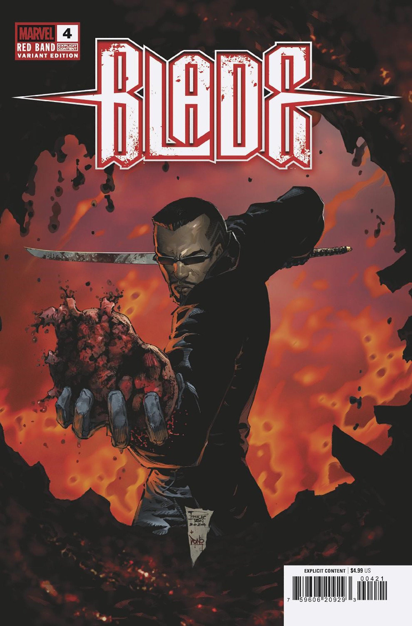 Blade Red Band #4 (Of 5) Philip Tan Variant (Polybag) | Odin's Place