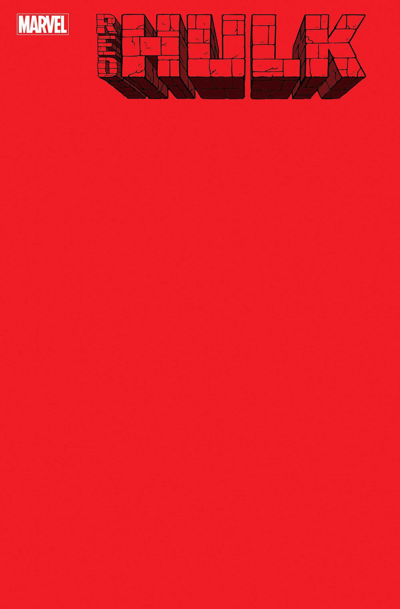 Red Hulk #1 Red Blank Cover Variant | Odin's Place