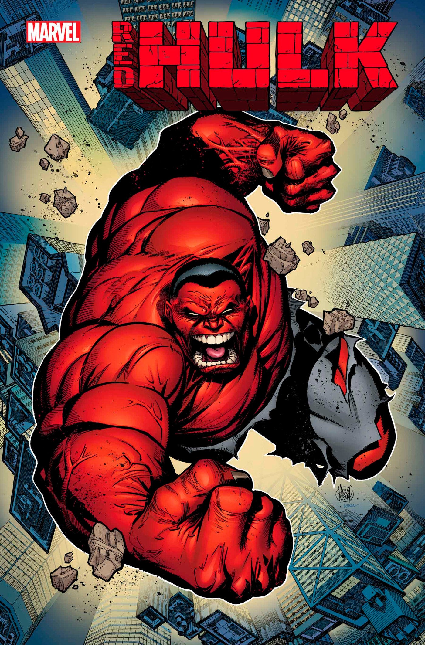 Red Hulk #1 Adam Kubert Foil Variant | Odin's Place