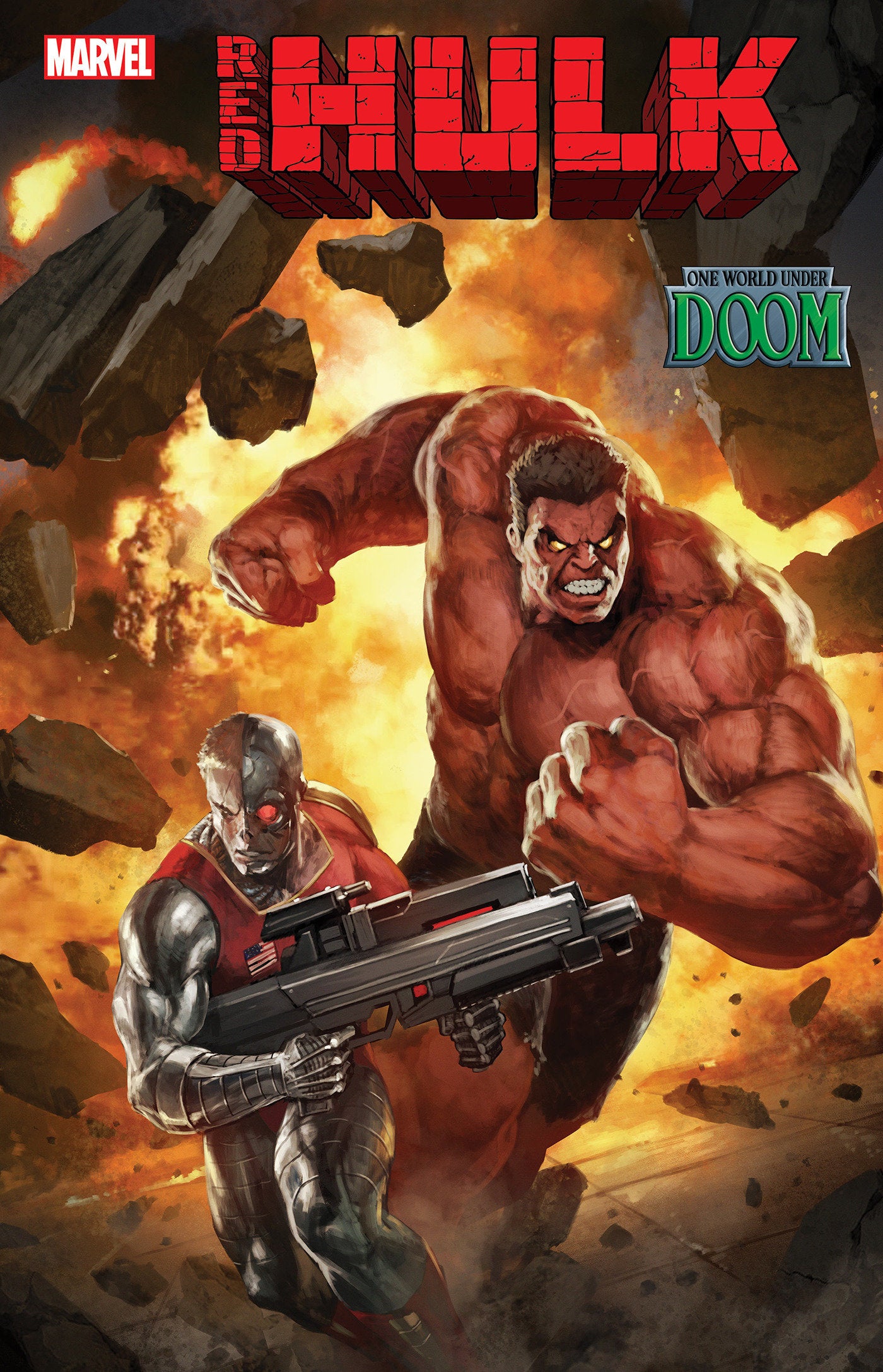 Red Hulk #2 Skan Variant [Doom] | Odin's Place