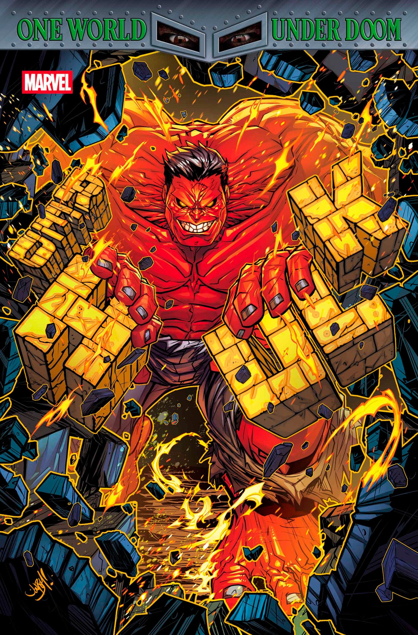 Red Hulk #4 Jonboy Meyers Variant [Doom] | Odin's Place