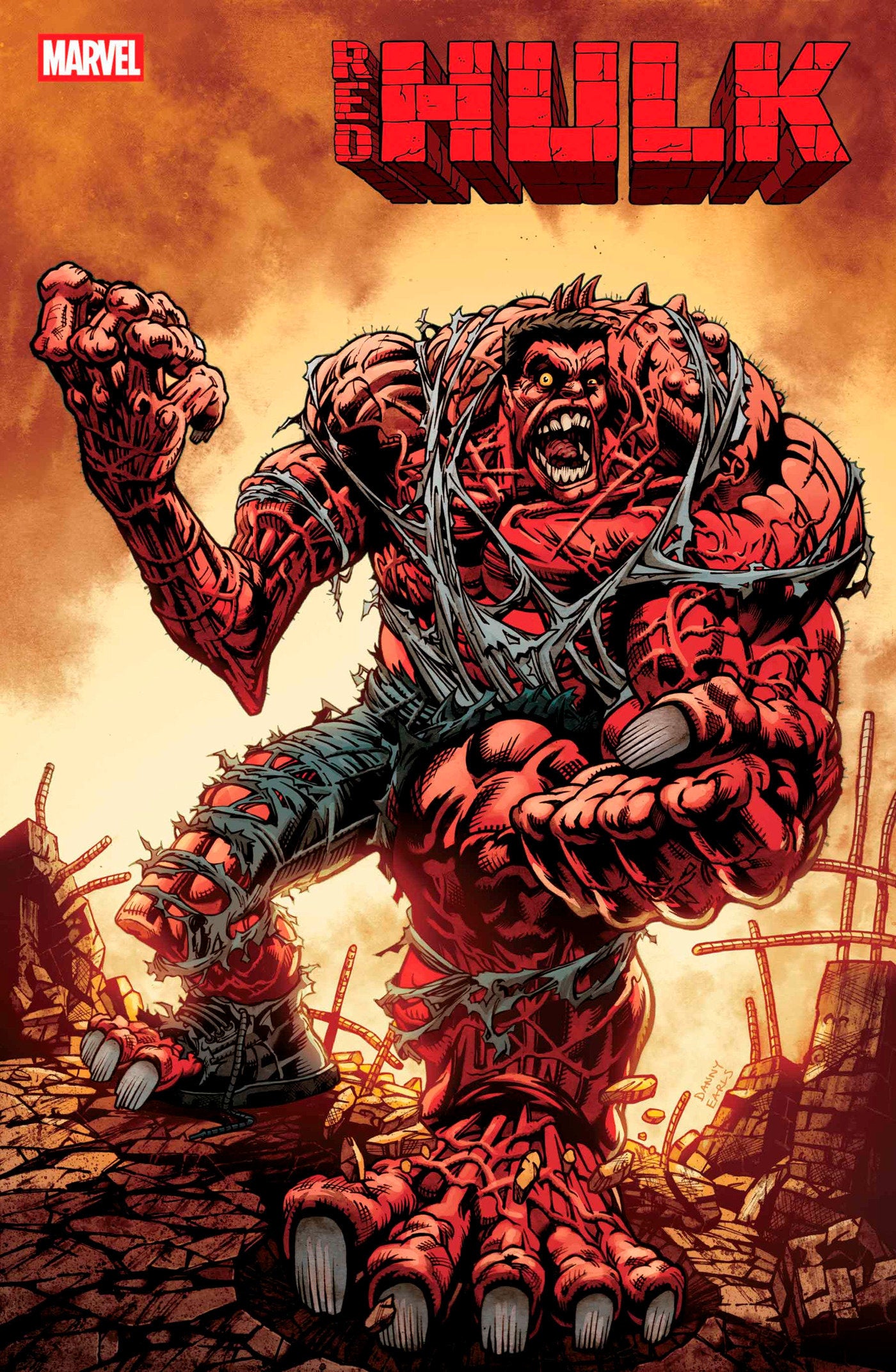 Red Hulk #5 Danny Earls Variant [Doom] | Odin's Place