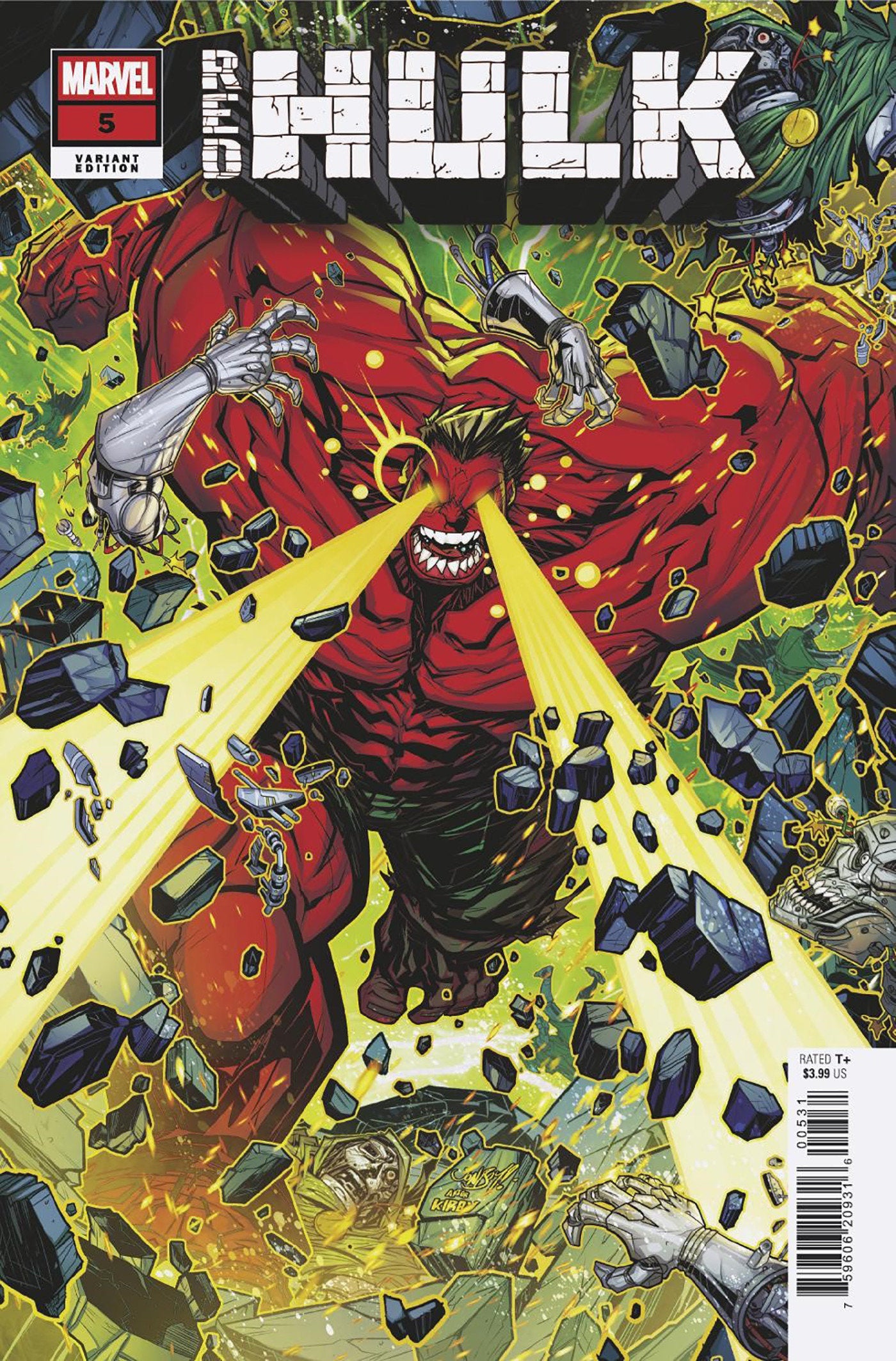 Red Hulk #5 Jonboy Meyers Variant [Doom] | Odin's Place