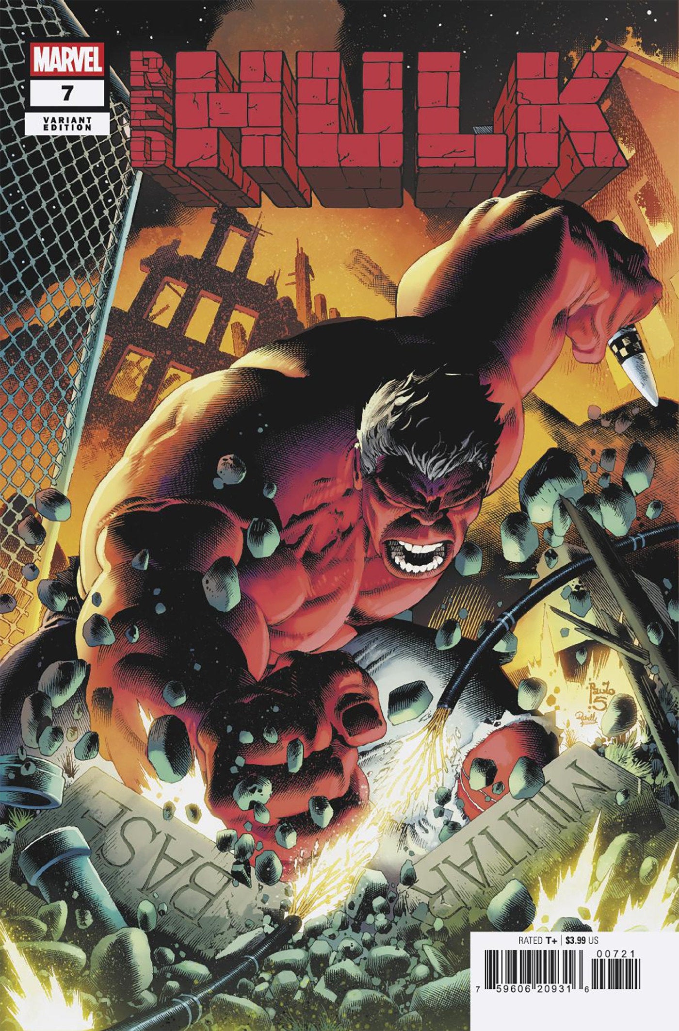 Red Hulk #7 Paulo Siqueira Variant [Doom] | Odin's Place