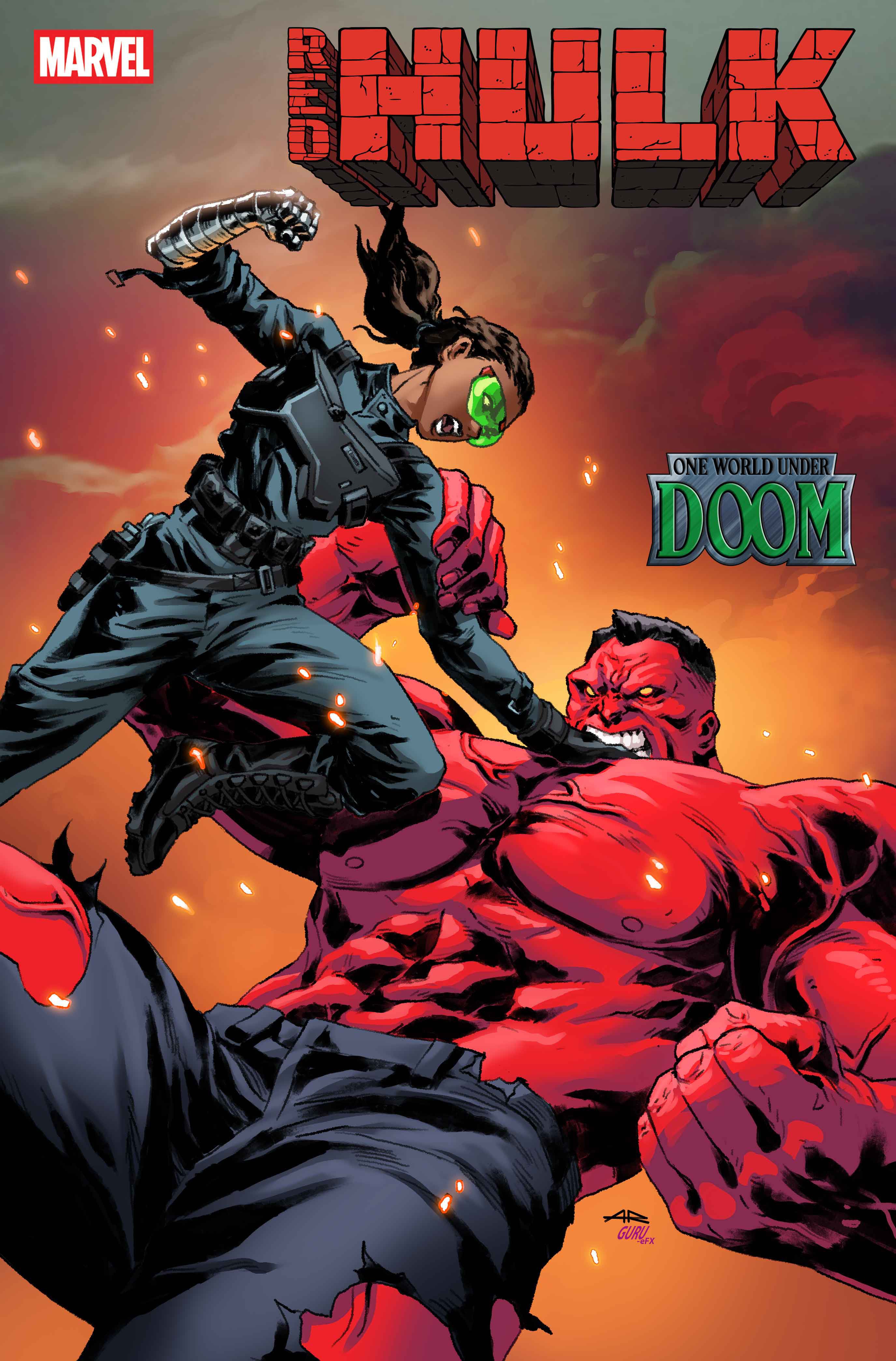 Red Hulk #8 Anand Ramcheron Variant [Doom] | Odin's Place