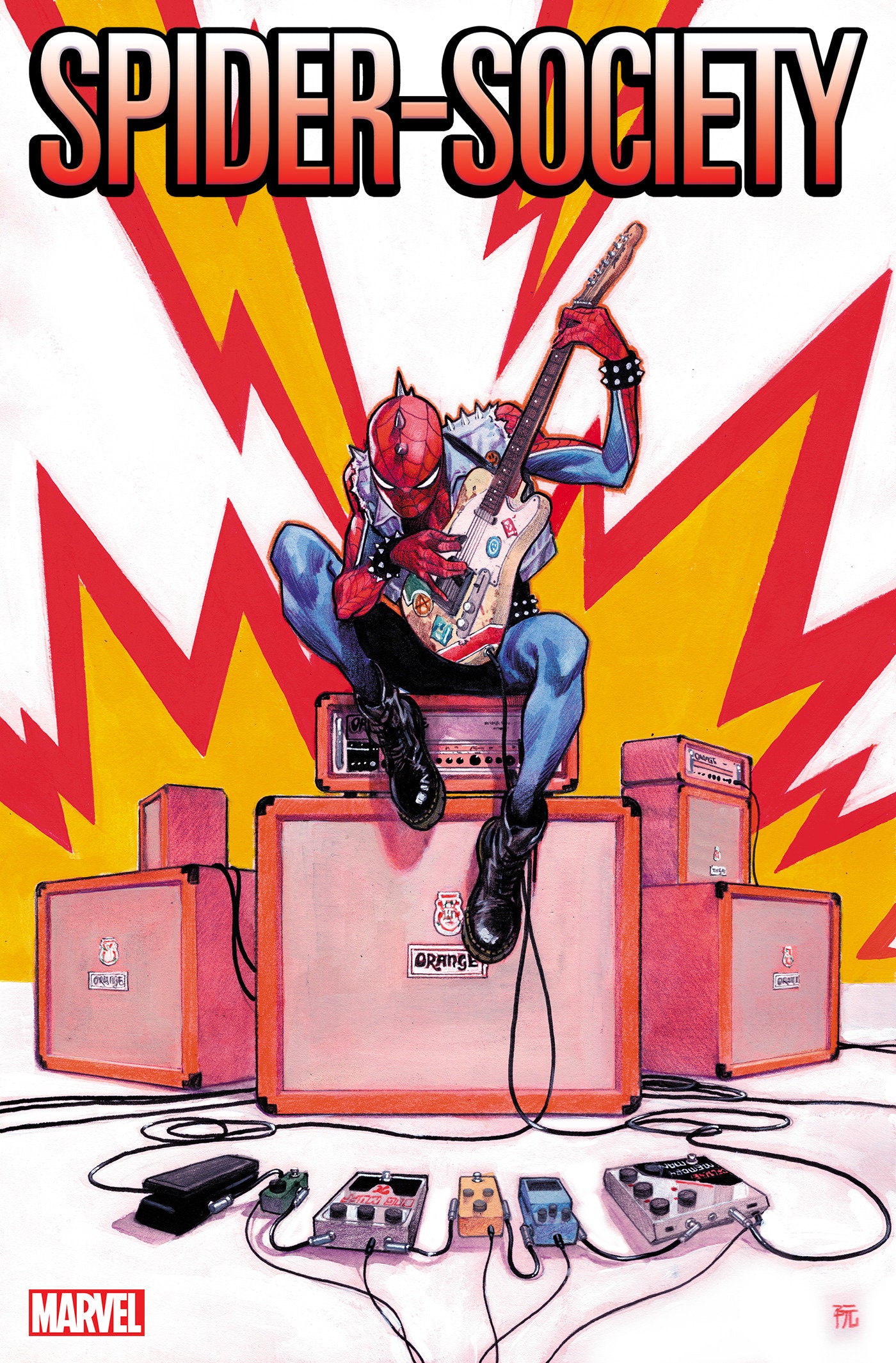 Spider-Society #4 Dike Ruan Spider-Punk Variant | Odin's Place
