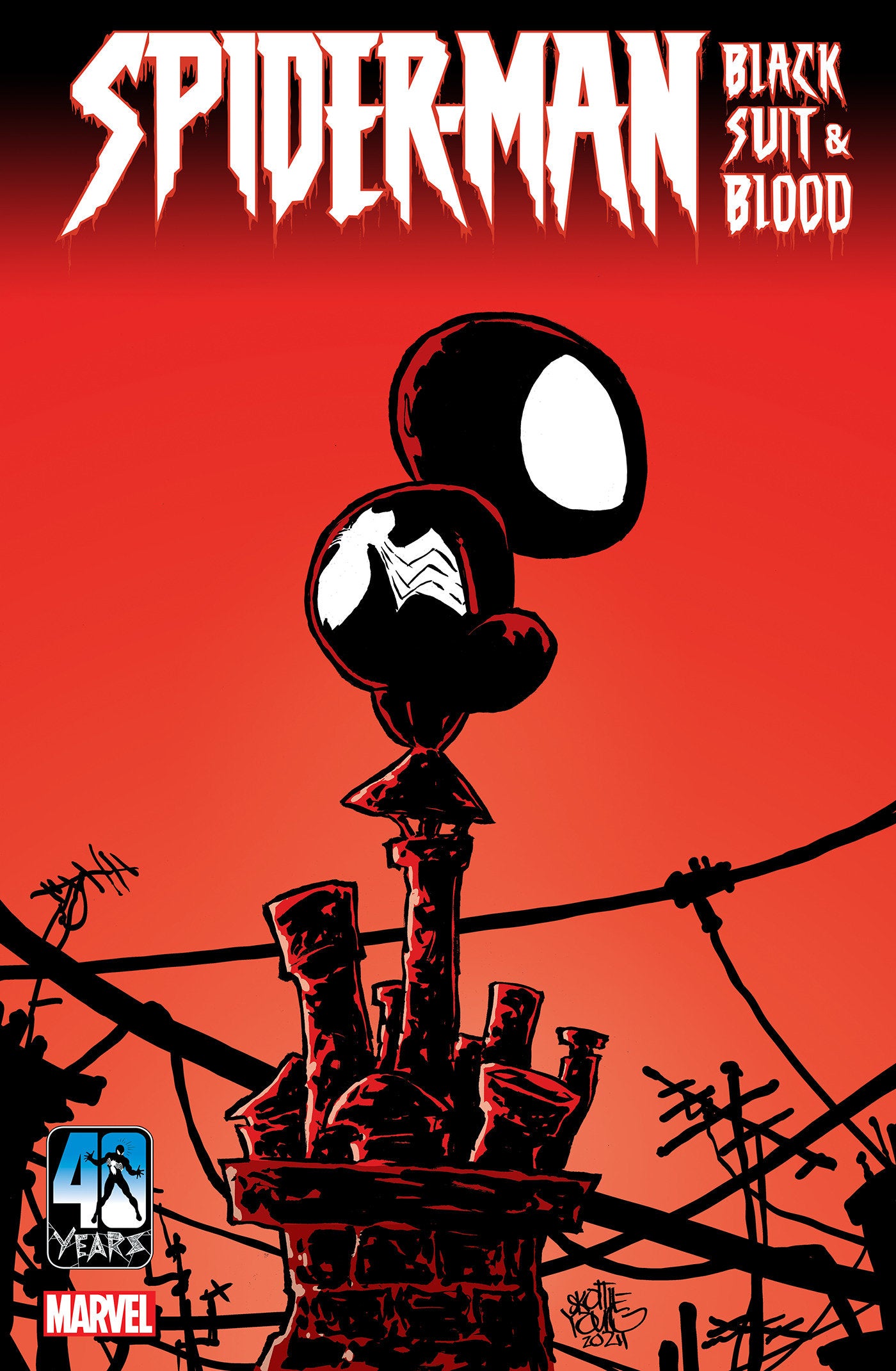 Spider-Man: Black Suit & Blood #1 Skottie Young Variant | Odin's Place