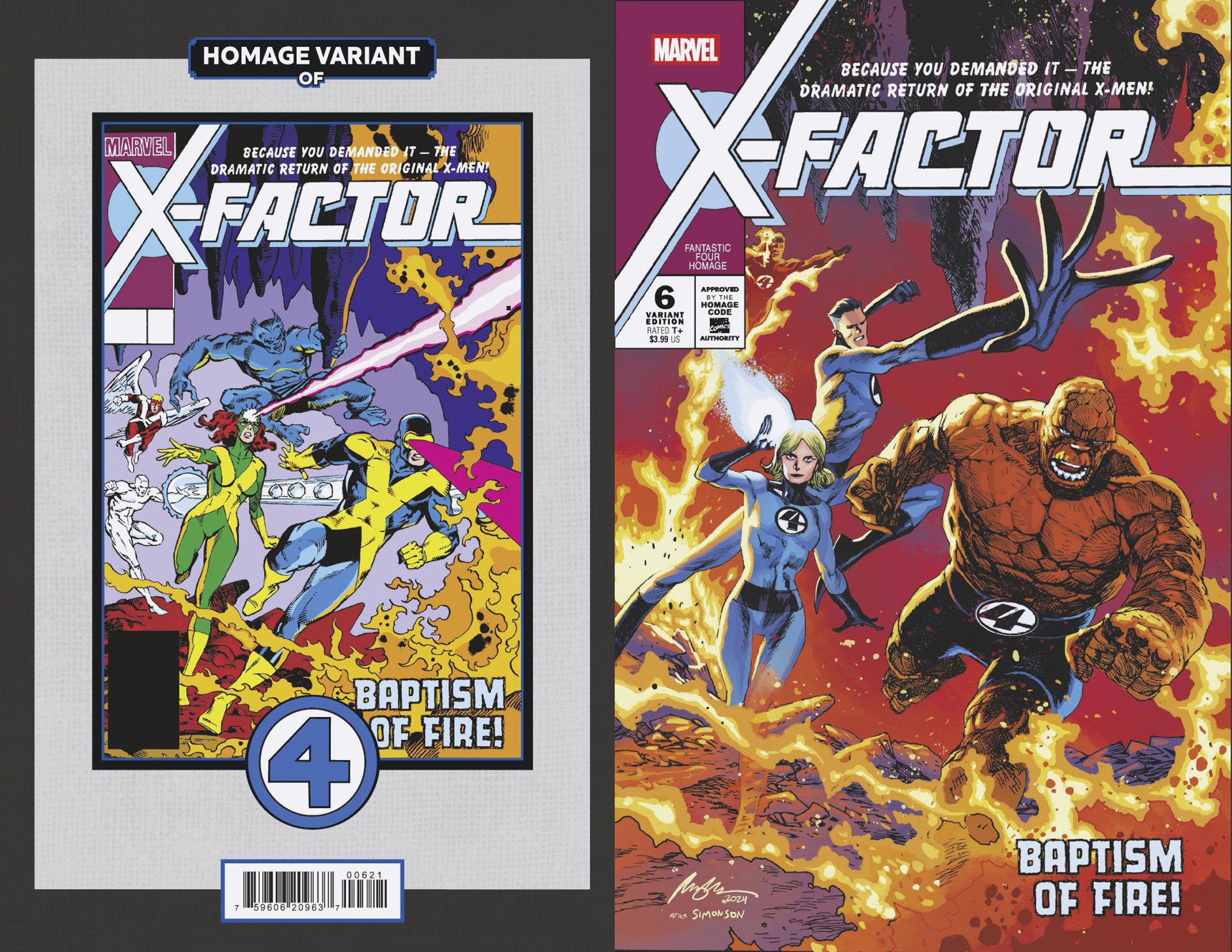 X-Factor #6 Rafael Albuquerque Fantastic Four Homage Variant | Odin's Place