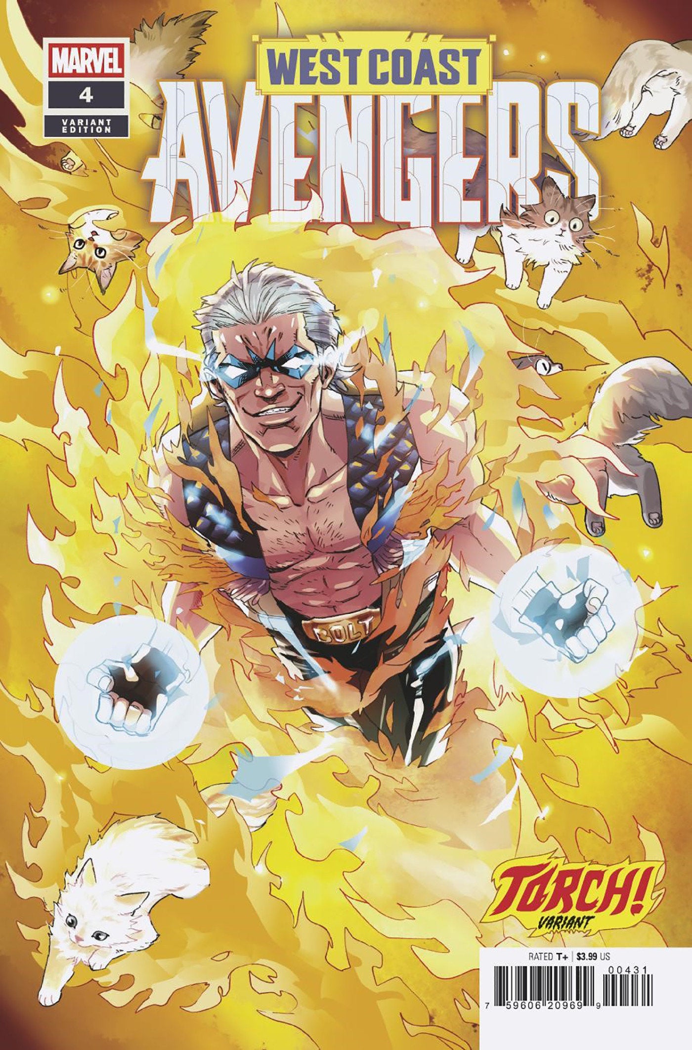 West Coast Avengers #4 Nao Fuji Torch Variant | Odin's Place