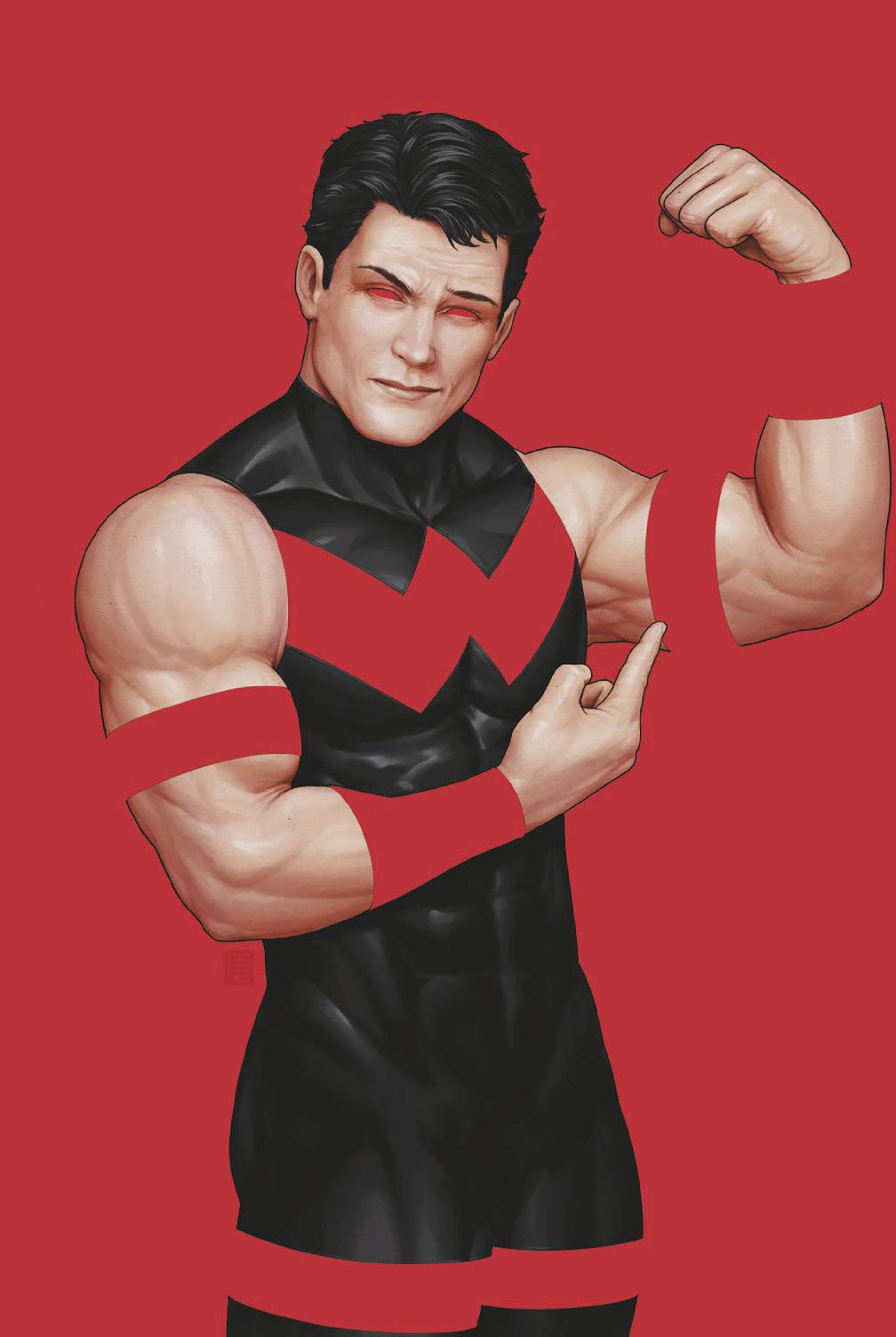 West Coast Avengers #7 John Tyler Christopher Negative Space Full Art Variant | Odin's Place