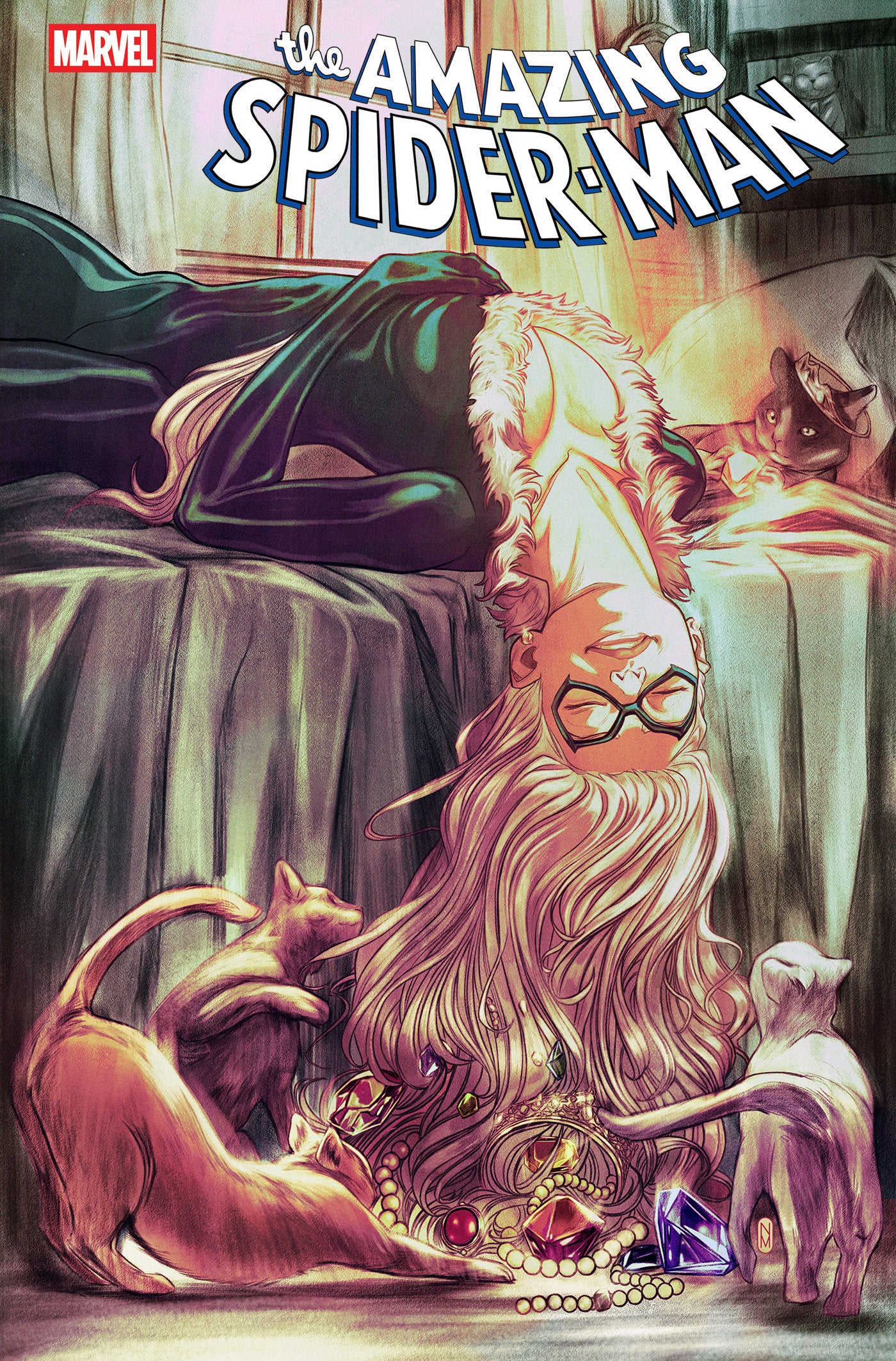 Amazing Spider-Man #1 Nimit Malavia Black Cat Variant | Odin's Place