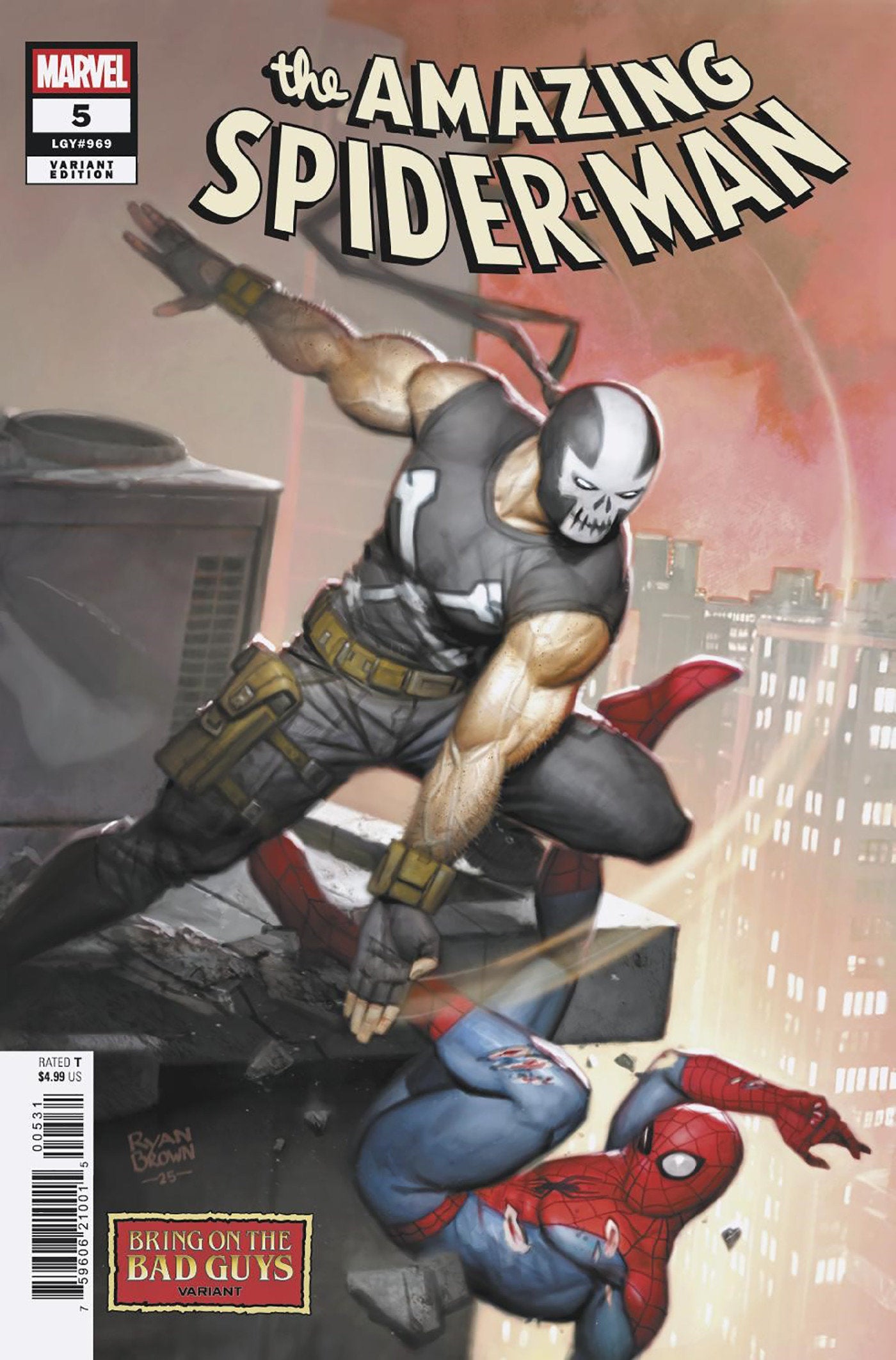 Amazing Spider-Man #5 Ryan Brown Bring On The Bad Guys Variant | Odin's Place