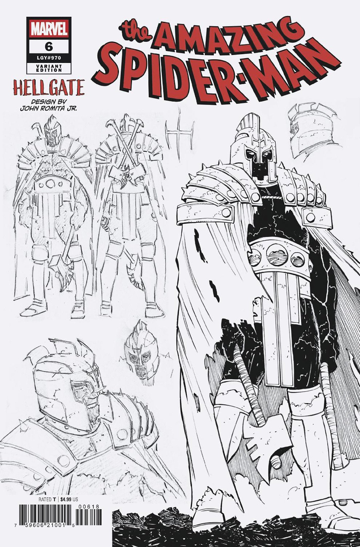 Amazing Spider-Man #6 John Romita Jr. Design Variant | Odin's Place