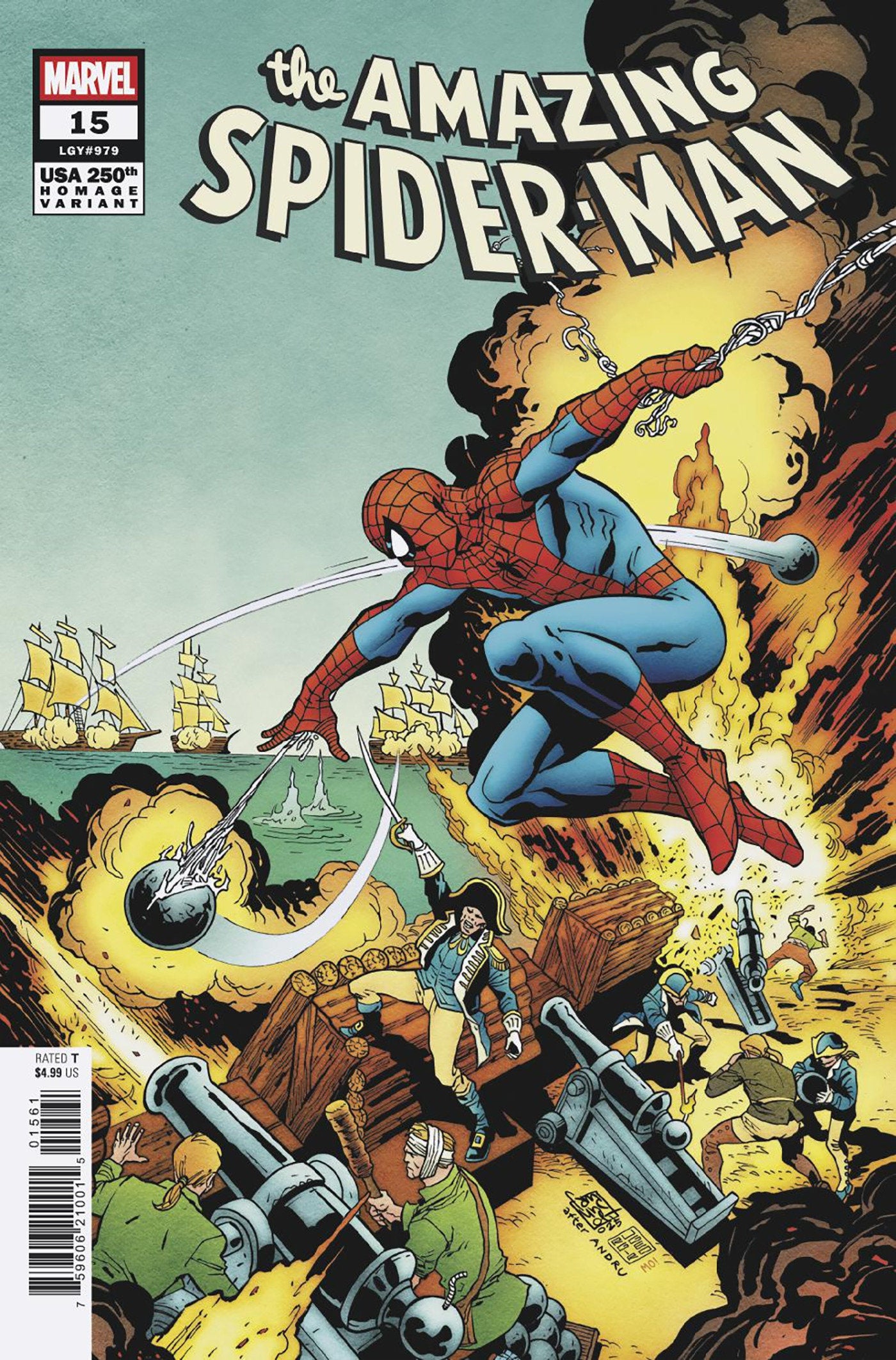 Amazing Spider-Man #15 Giuseppe Camuncoli 250 Th Homage Variant | Odin's Place