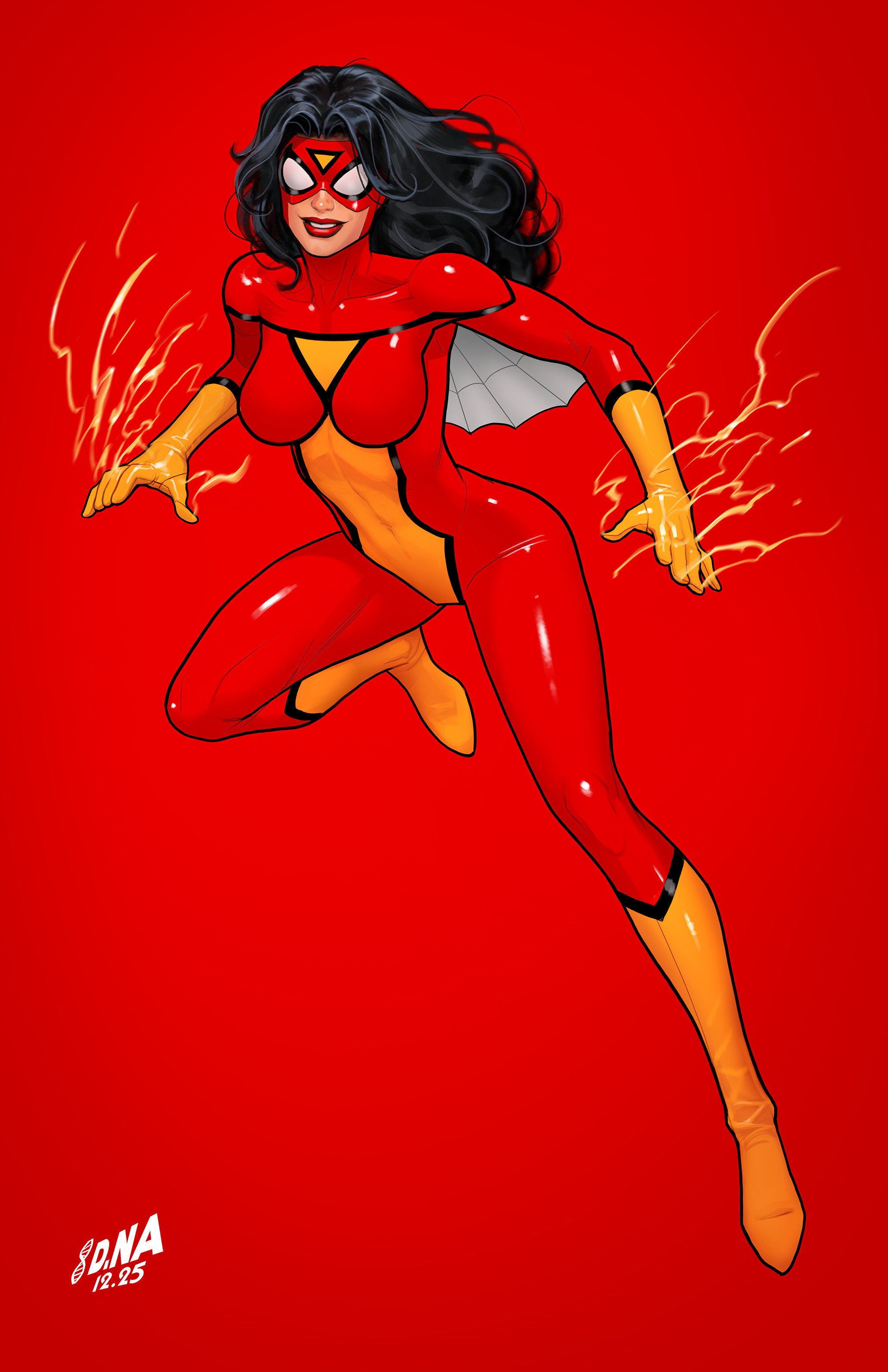 Amazing Spider-Man #22 David Nakayama Color Block Red Full Art Variant | Odin's Place