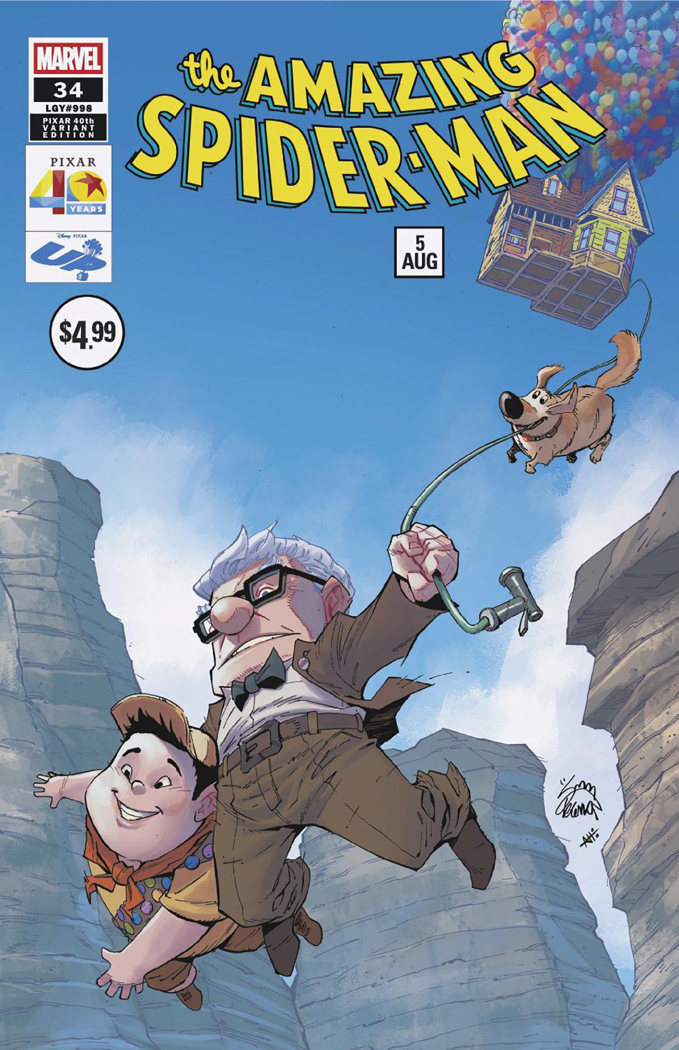 Amazing Spider-Man #34 Ryan Stegman Pixar 40 Th Variant | Odin's Place