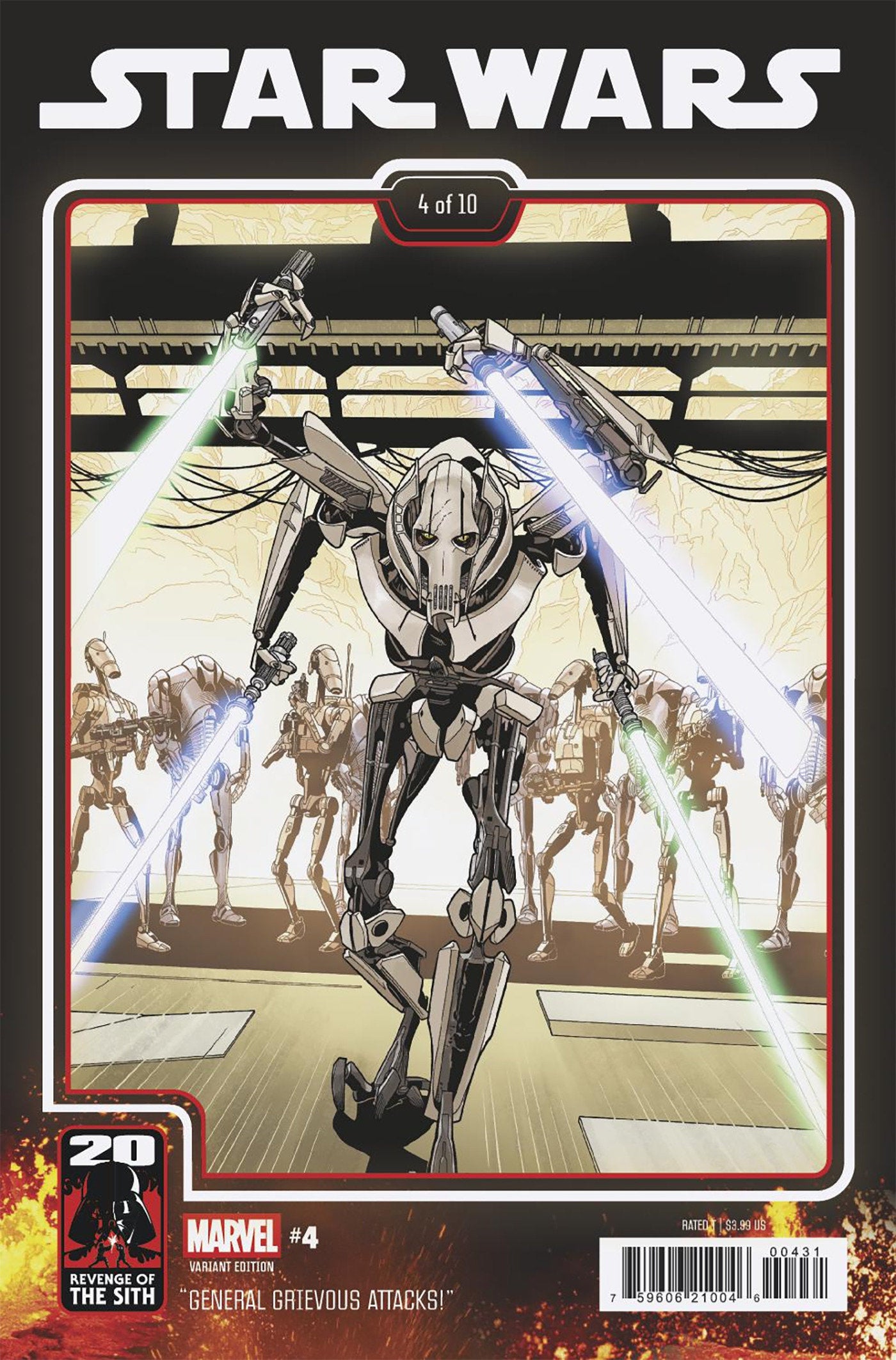 Star Wars #4 Chris Sprouse Revenge Of The Sith 20th Anniversary Variant | Odin's Place