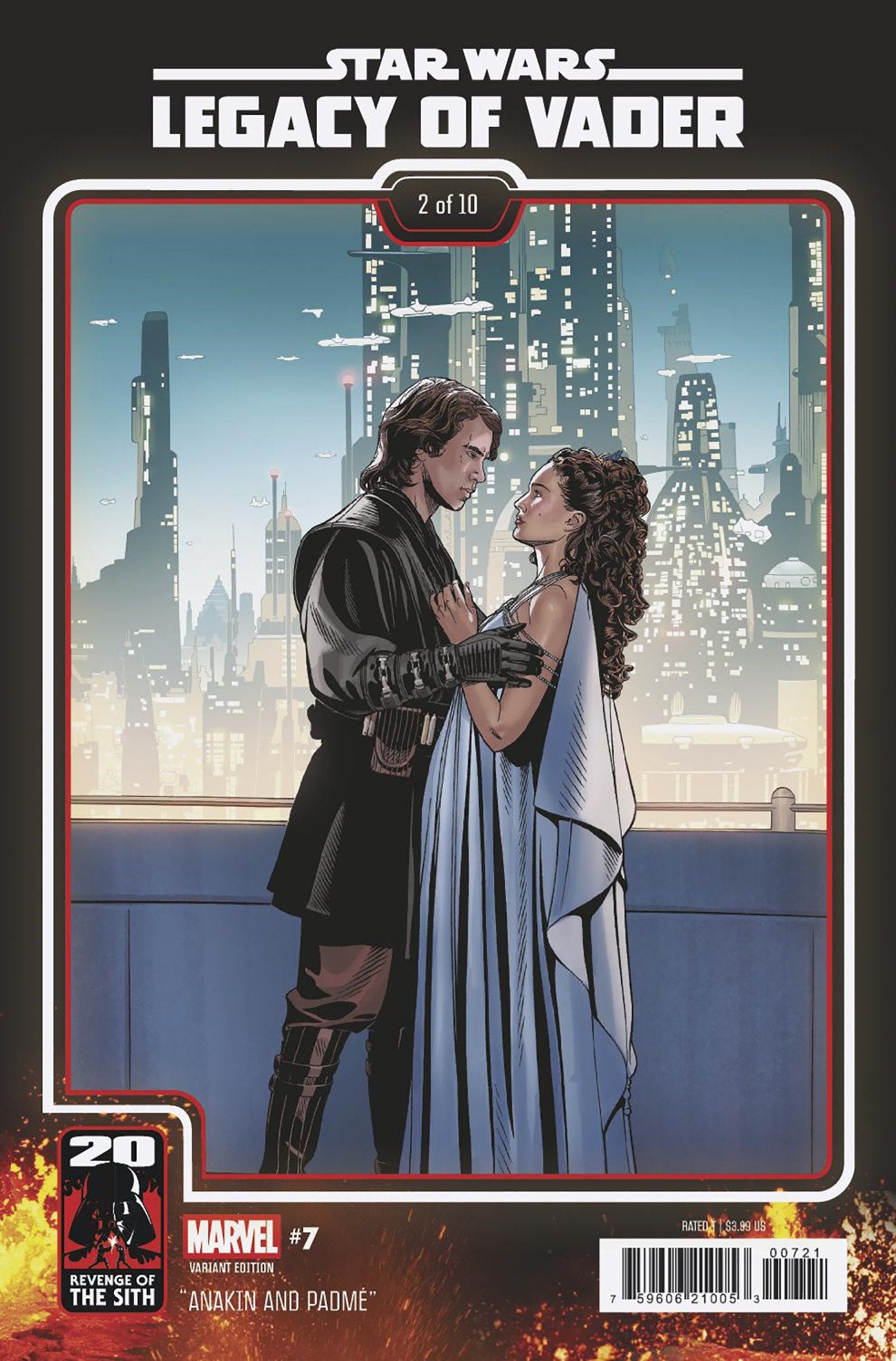 Star Wars: Legacy Of Vader #7 Chris Sprouse Revenge Of The Sith 20th Anniversary Variant | Odin's Place