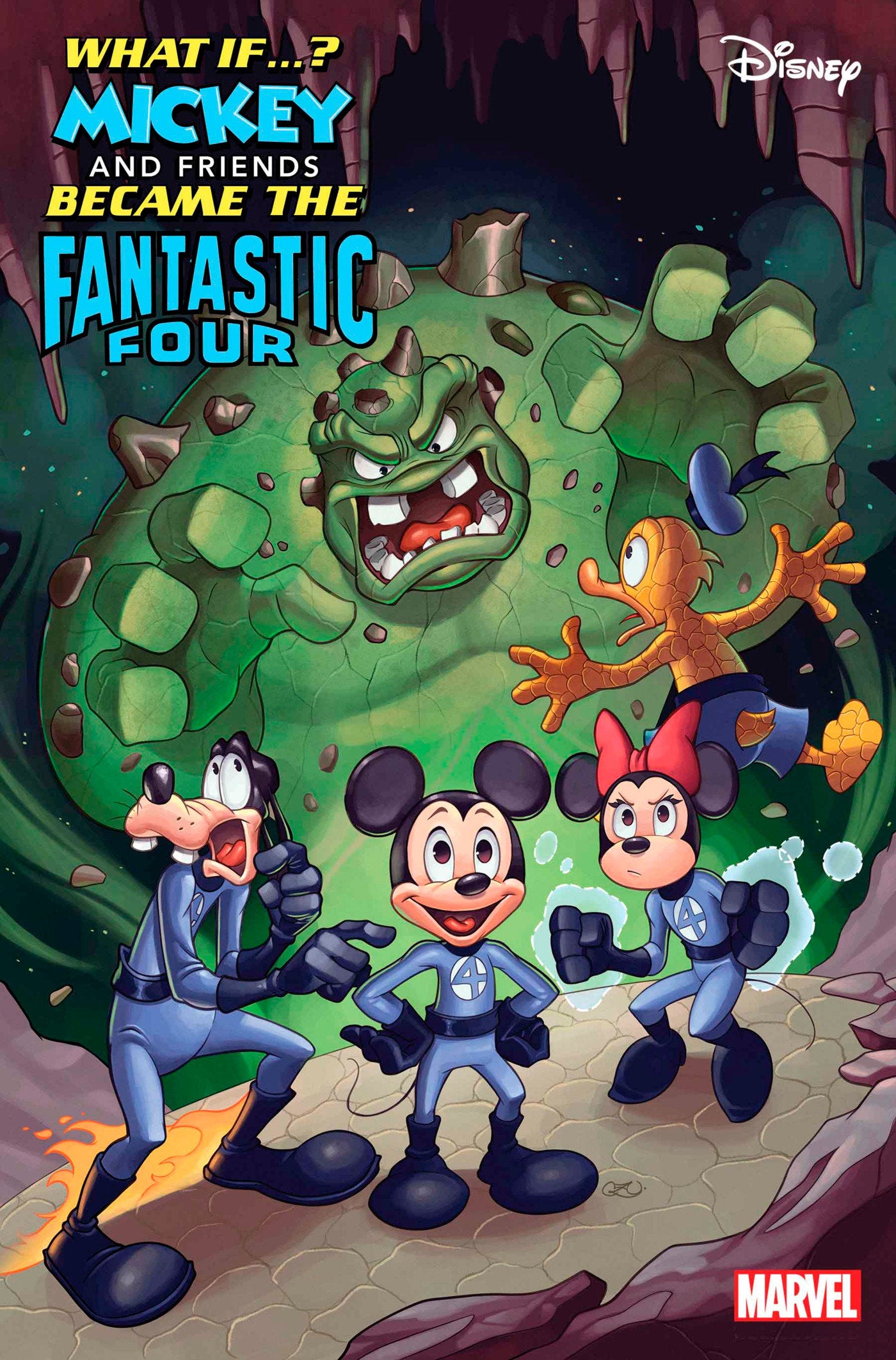 What If Mickey & Friends Became Fantastic Four #1 Zullo Variant | Odin's Place