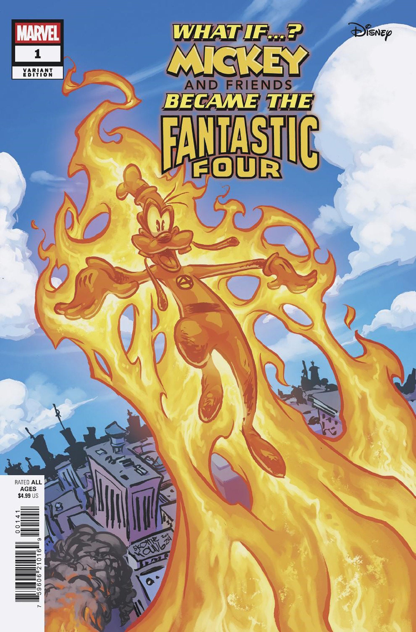 What If Mickey & Friends Became Fantastic Four #1 Young Variant | Odin's Place