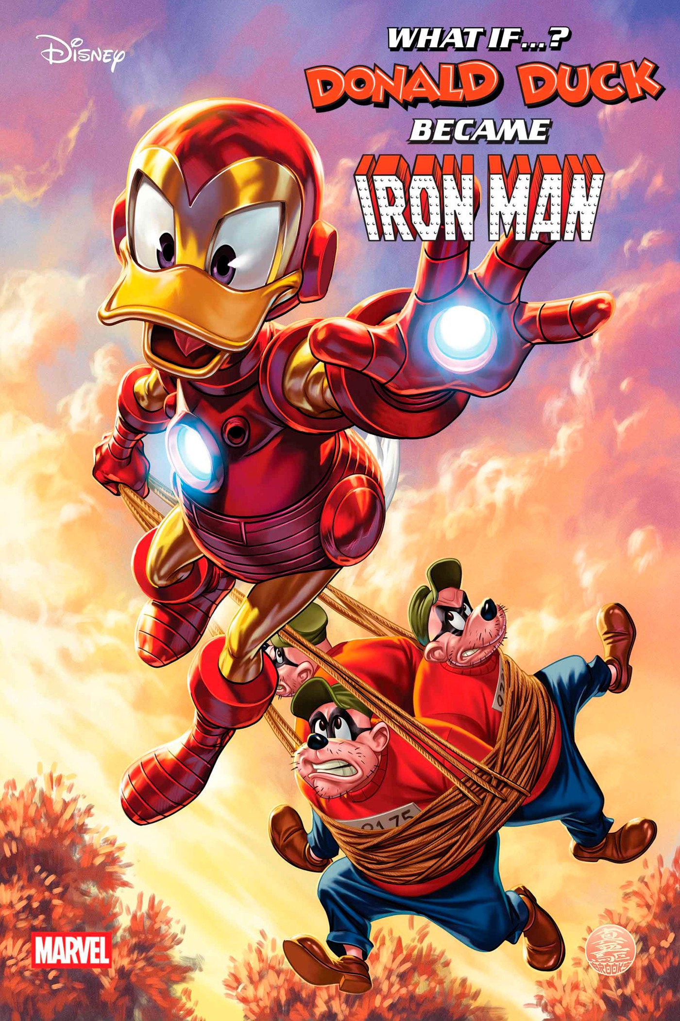 Marvel & Disney: What If...? Donald Duck Became Iron Man #1 Mark Brooks Variant | Odin's Place
