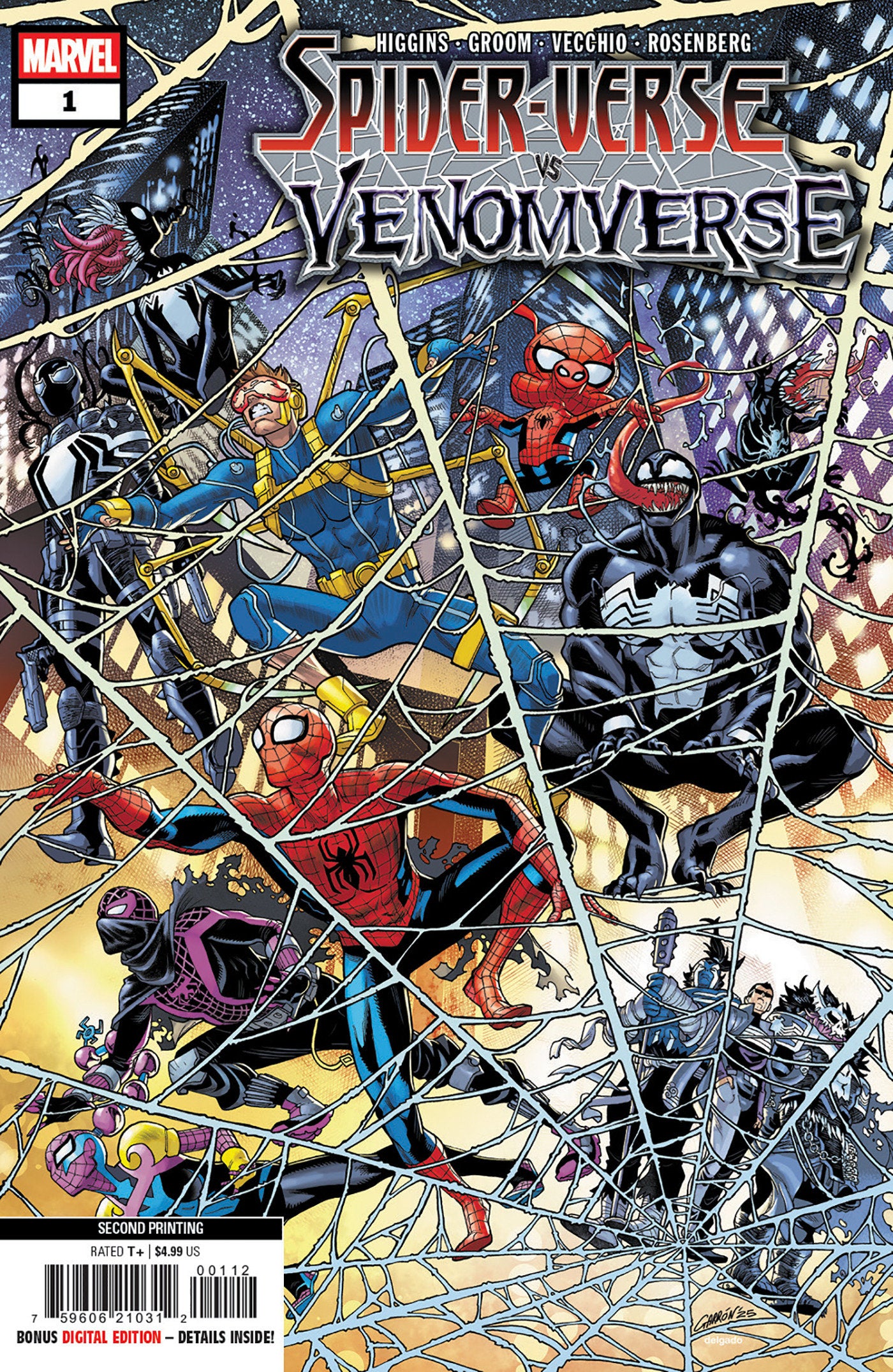 Spider-Verse vs. Venomverse #1 Javier Garron 2nd Print Variant | Odin's Place
