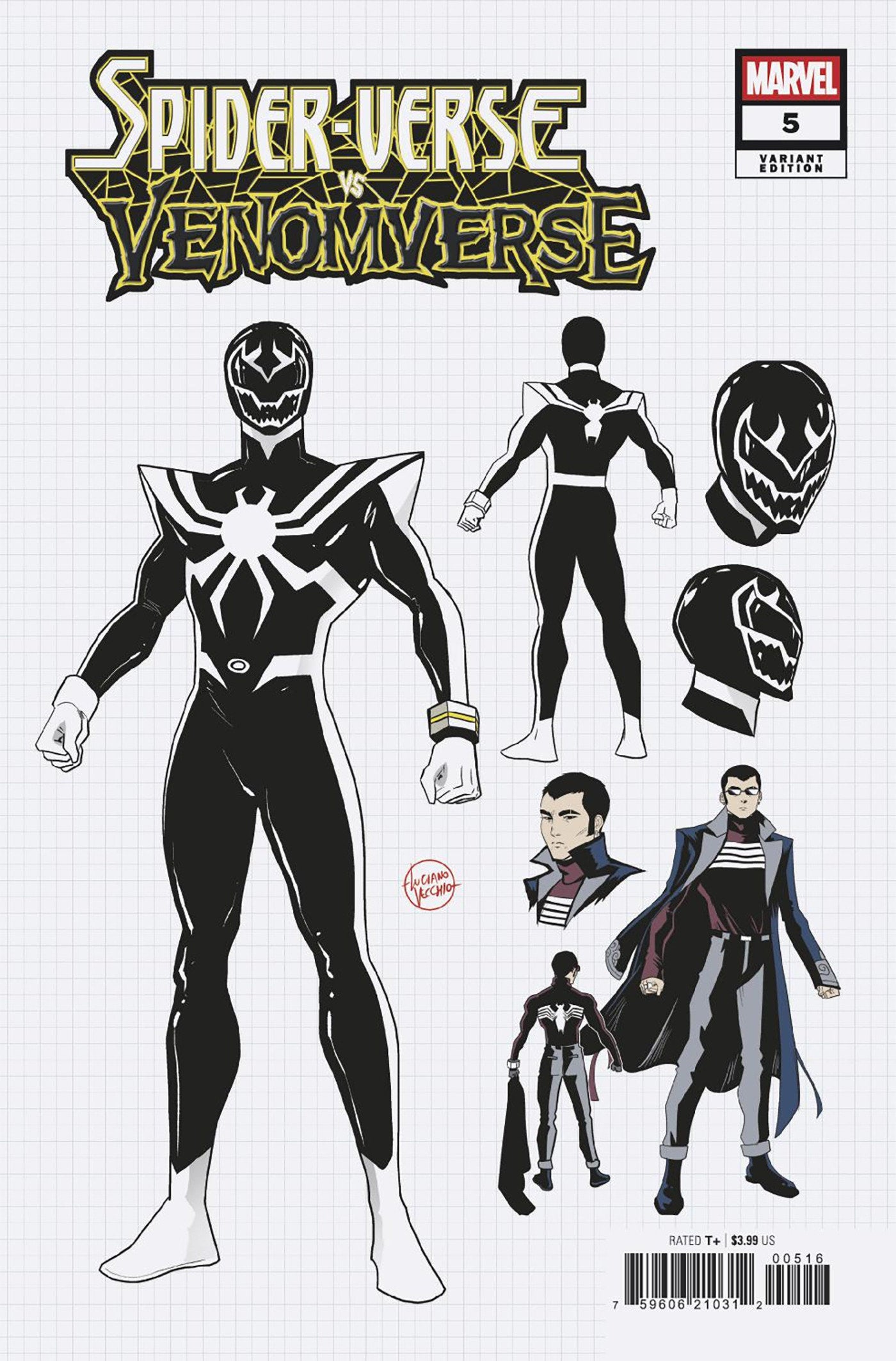 Spider Verse vs. Venomverse #5 Luciano Vecchio Design Variant | Odin's Place