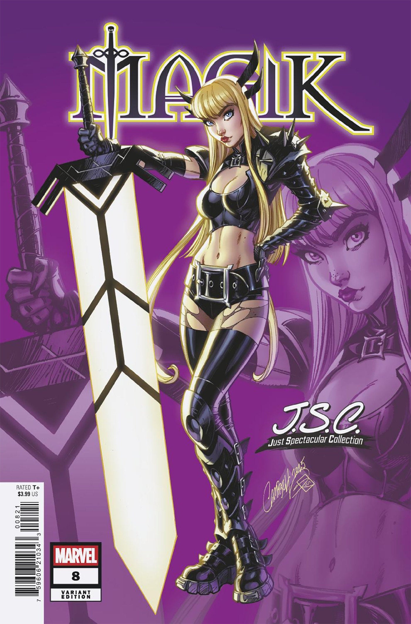 Magik #8 J. Scott Campbell Just Spectacular Collection Variant | Odin's Place
