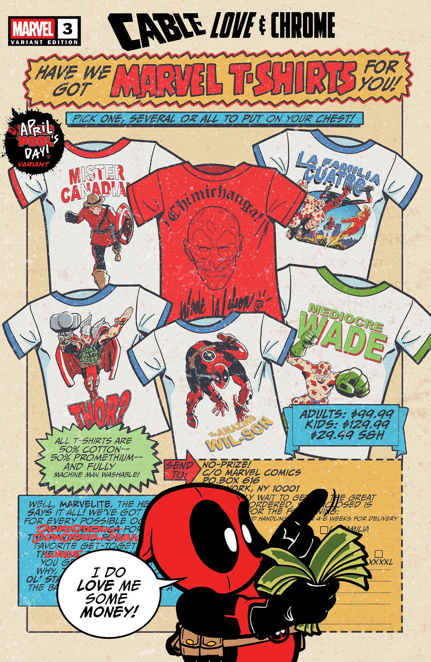 Cable Love And Chrome #3 (Of 5) Waite April Pools Day Variant | Odin's Place