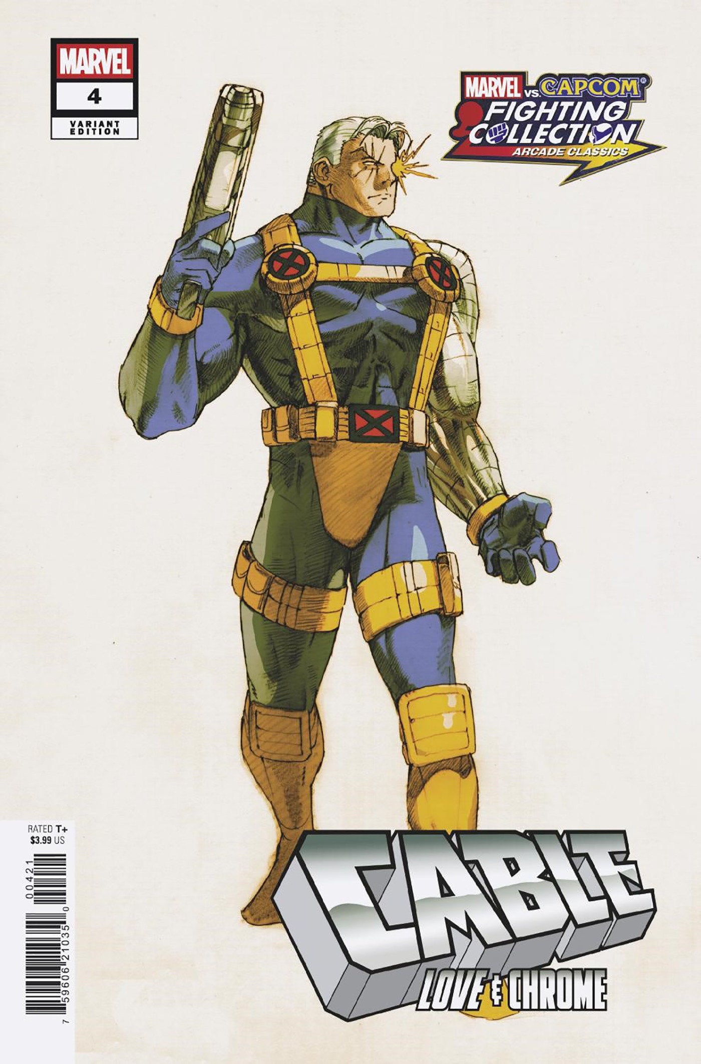 Cable: Love And Chrome #4 Bengus Marvel vs. Capcom Variant | Odin's Place