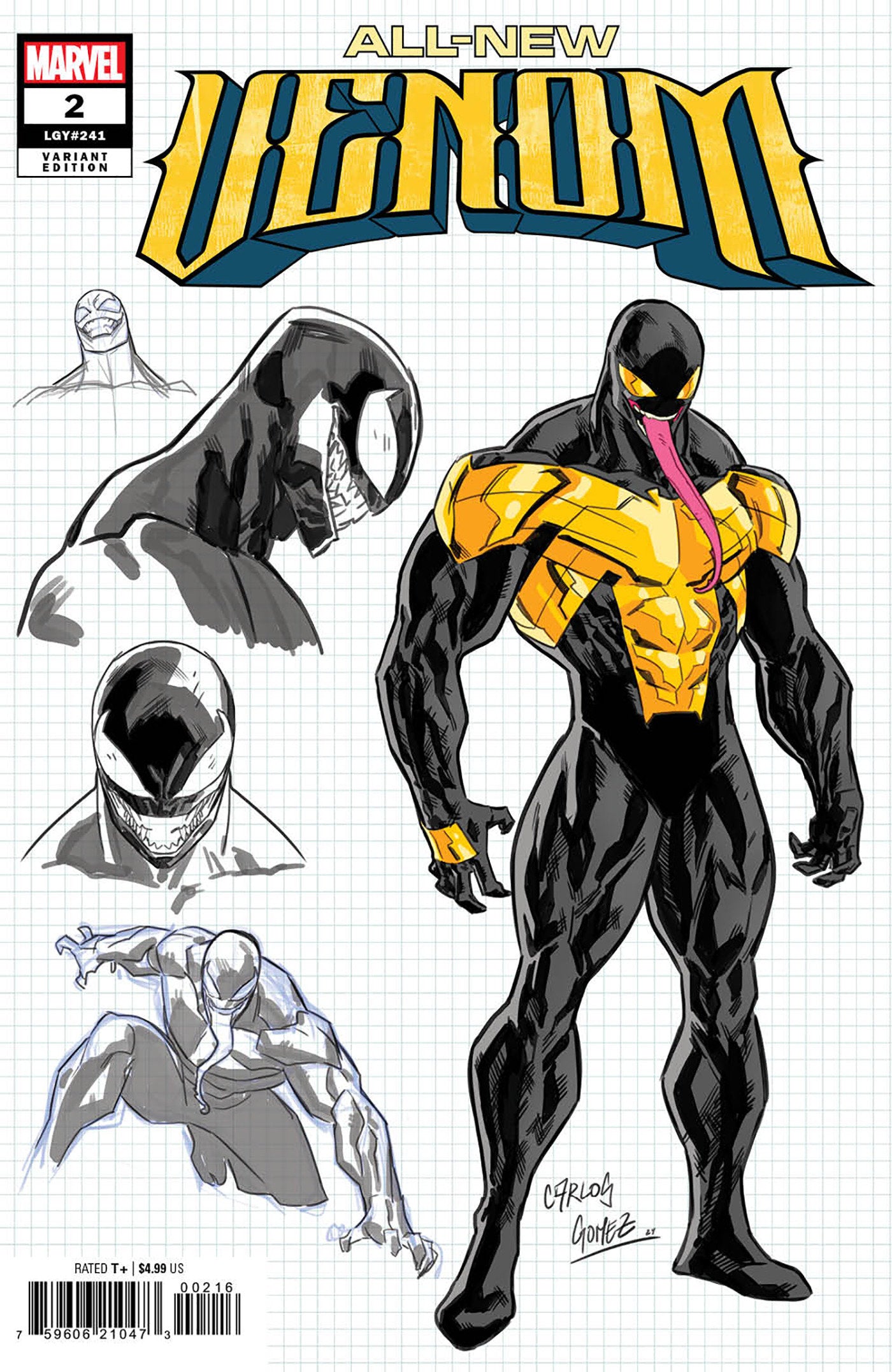 All New Venom #2 10 Copy Variant Edition Carlos Gomez Design Variant | Odin's Place